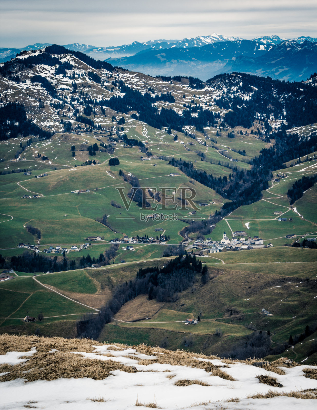 视图从Ebenalp照片摄影图片