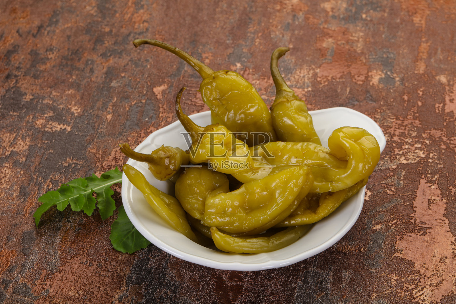 腌青椒照片摄影图片