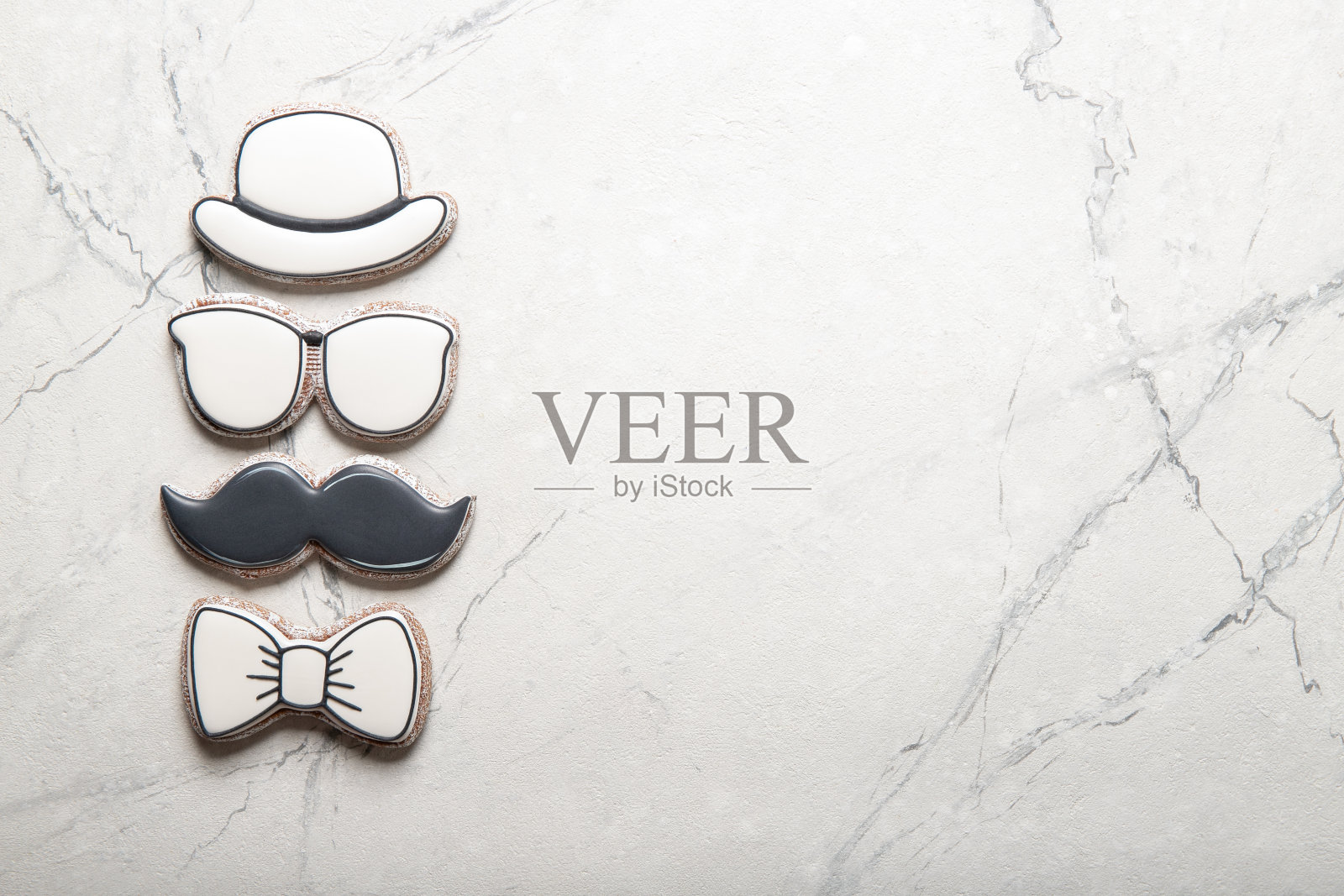 祝您父亲节快乐。饼干。文本的地方照片摄影图片