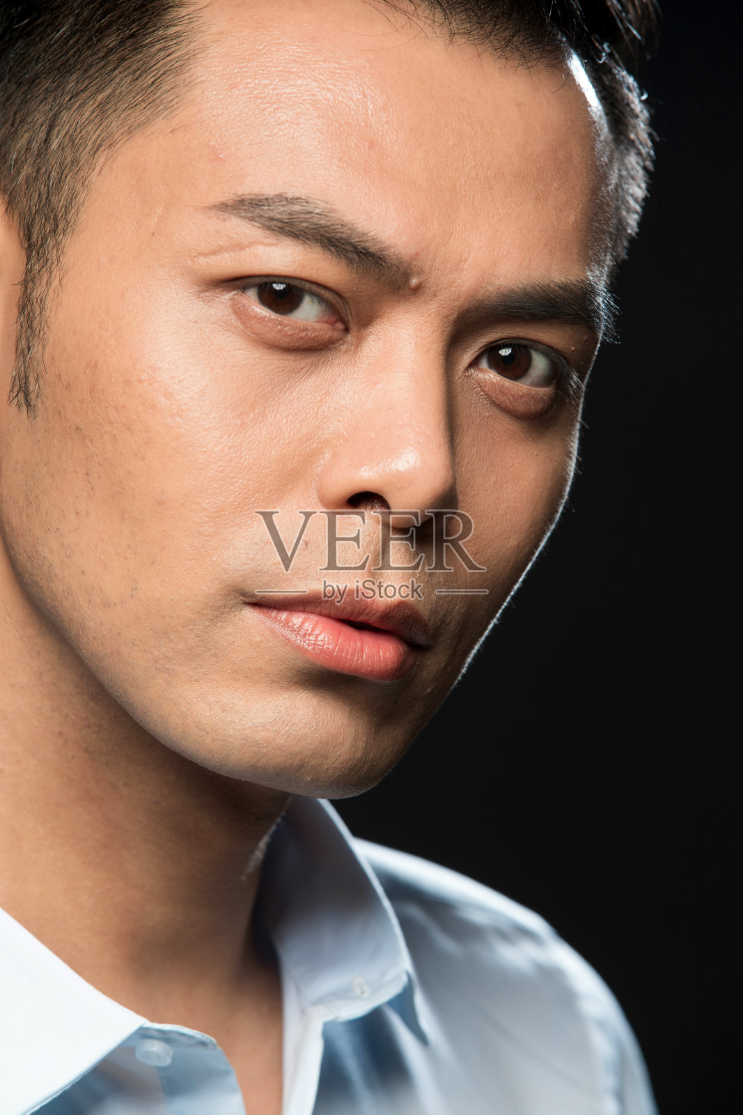 成熟的商务中年男人特写照片摄影图片