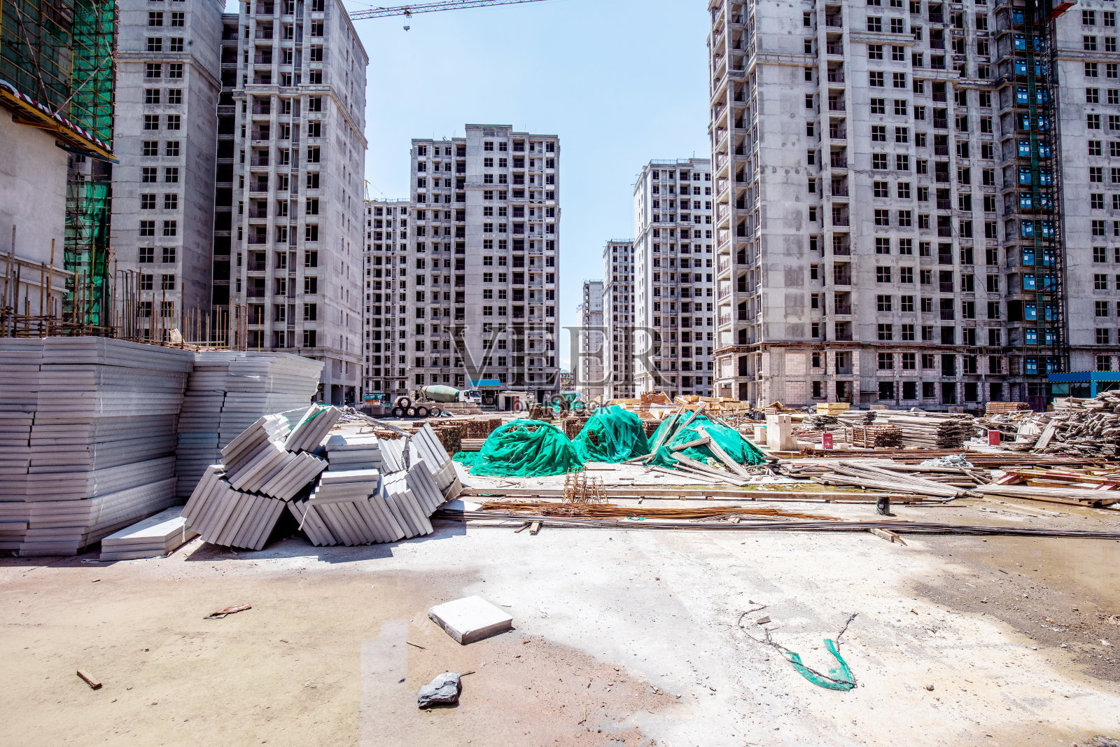 大型建筑工地照片摄影图片