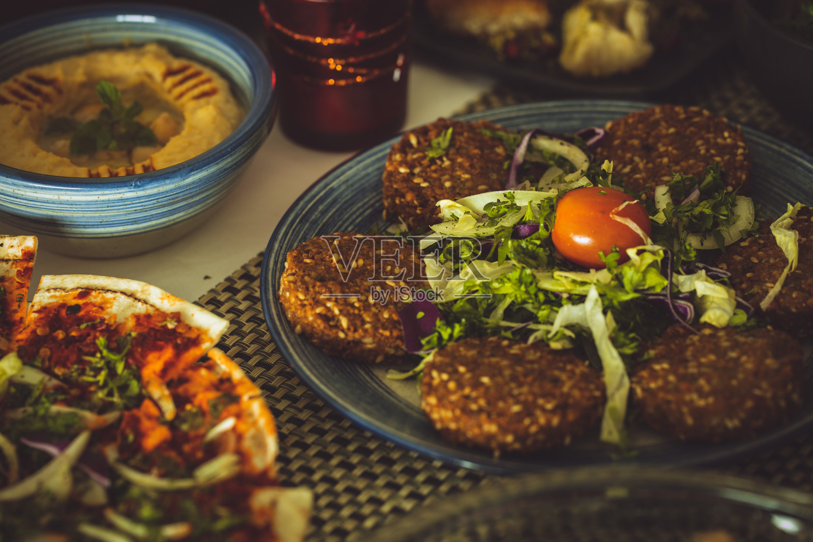 斋月的中东穆斯林食品照片摄影图片