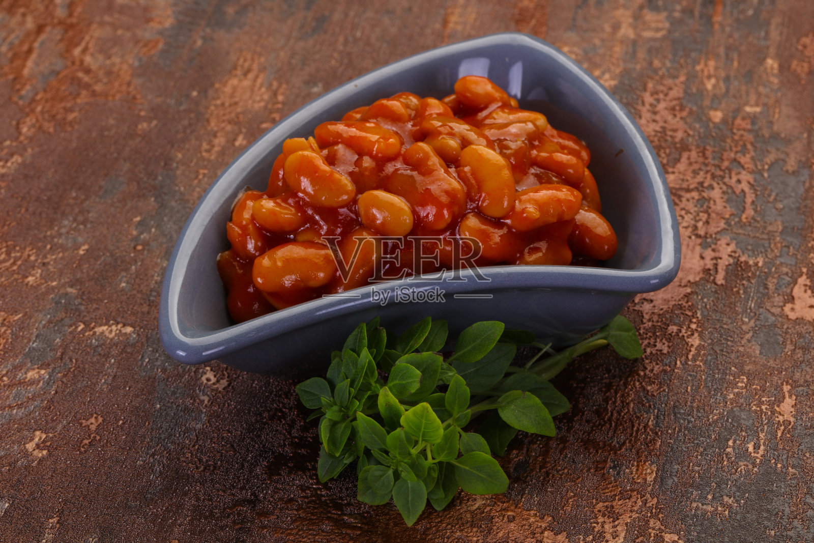 茄汁烤腰子照片摄影图片