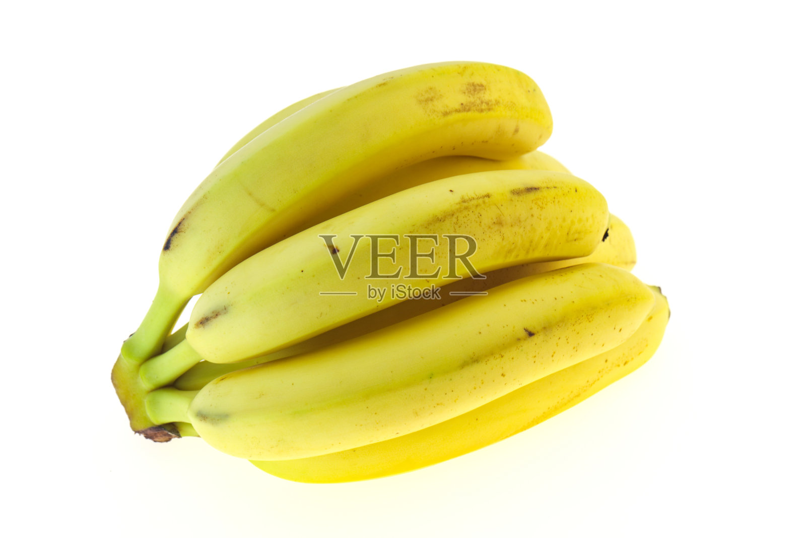 香蕉堆孤立在白色照片摄影图片