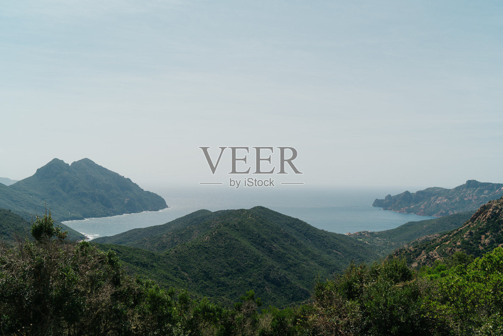 美丽的科西嘉岛照片摄影图片