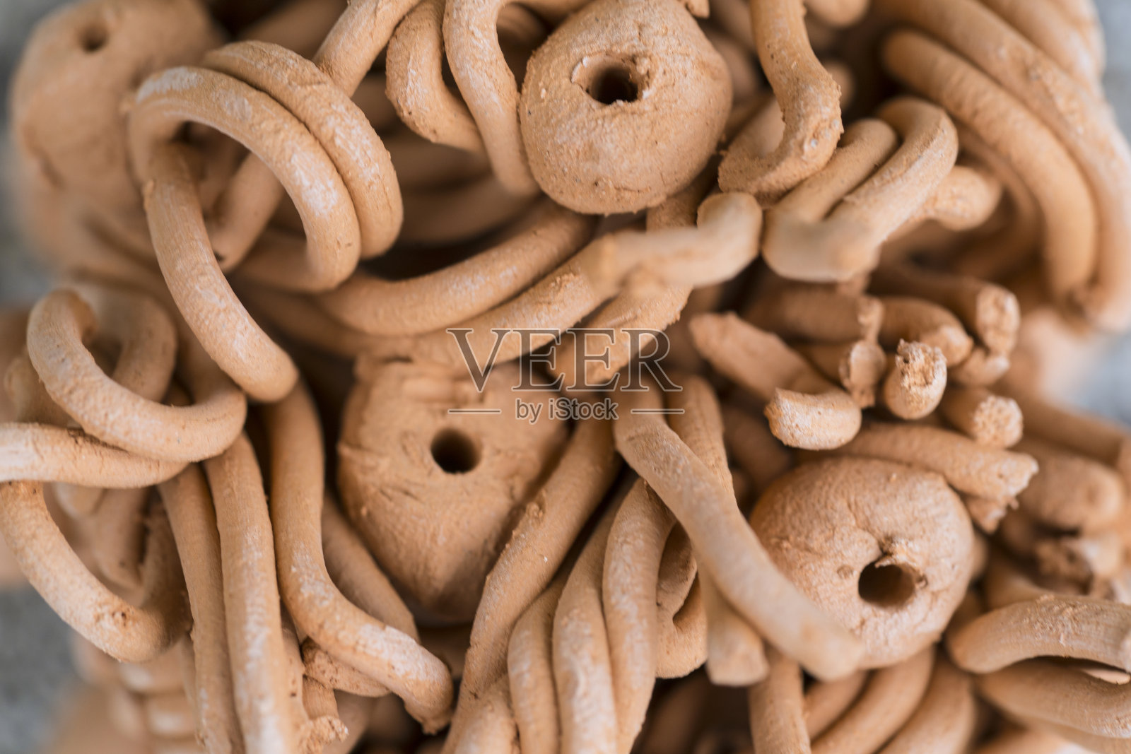 新版本的冠状病毒突变的特写照片摄影图片