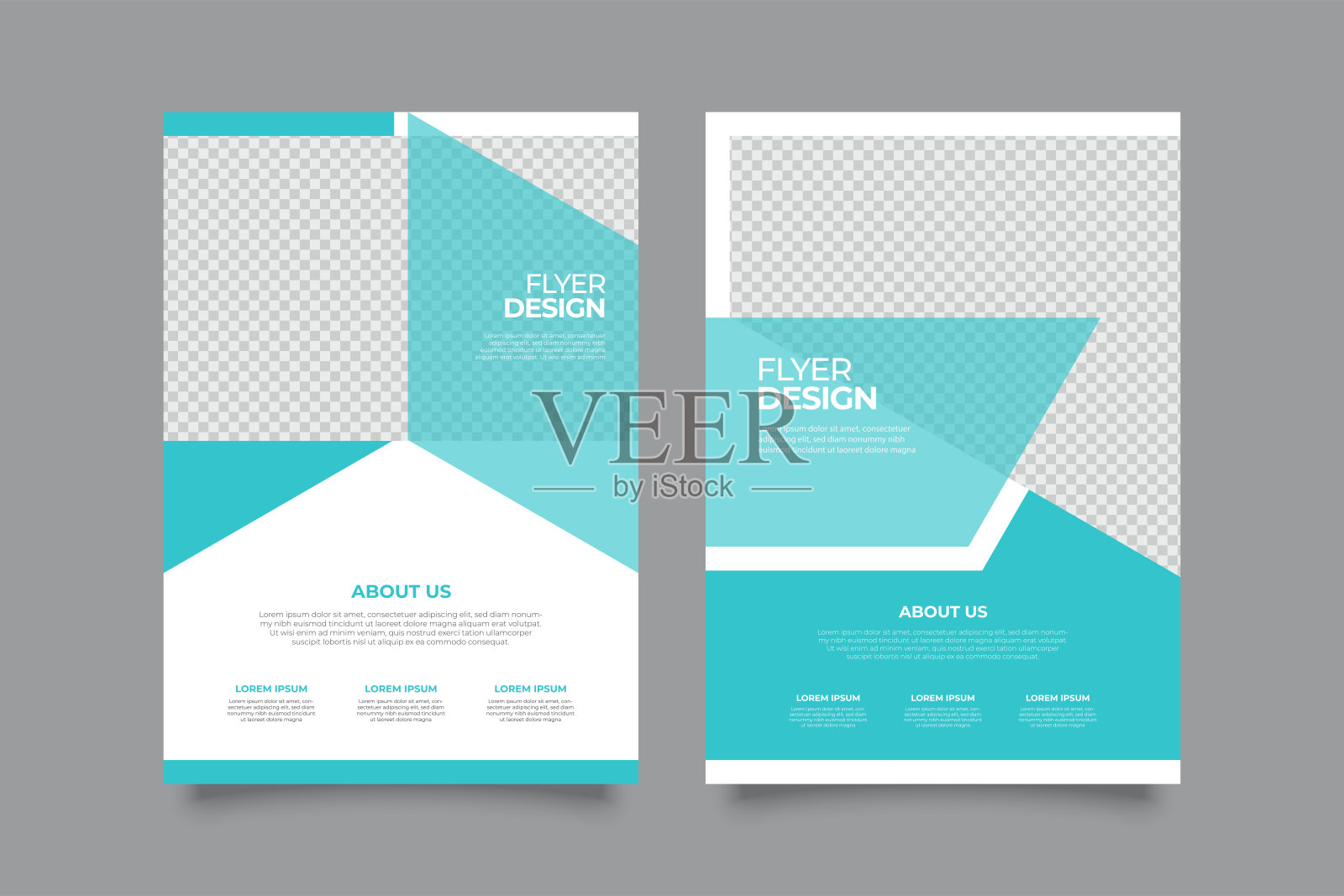 医疗保健传单模板设计模板素材