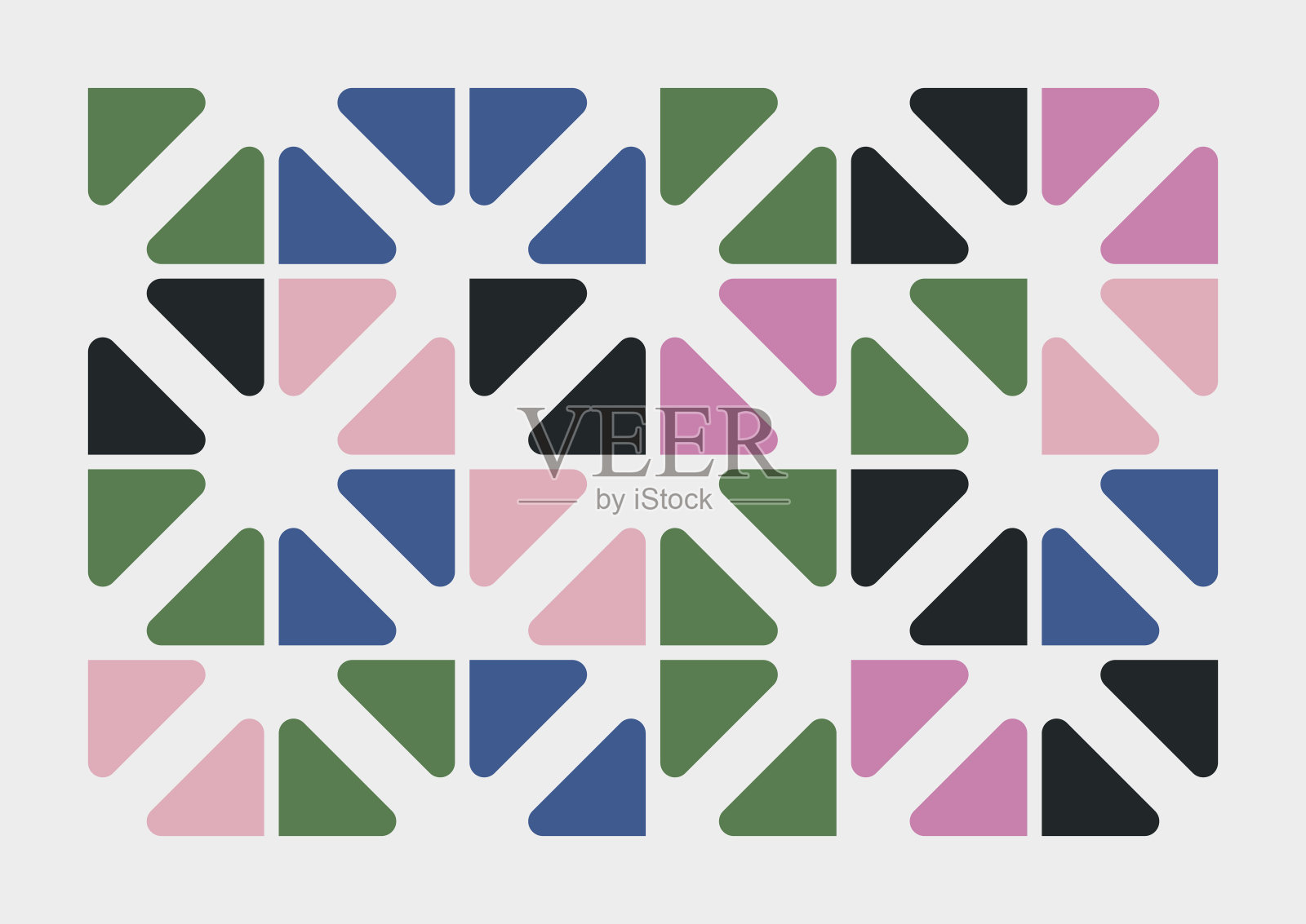 马赛克抽象矢量图案设计插画图片素材