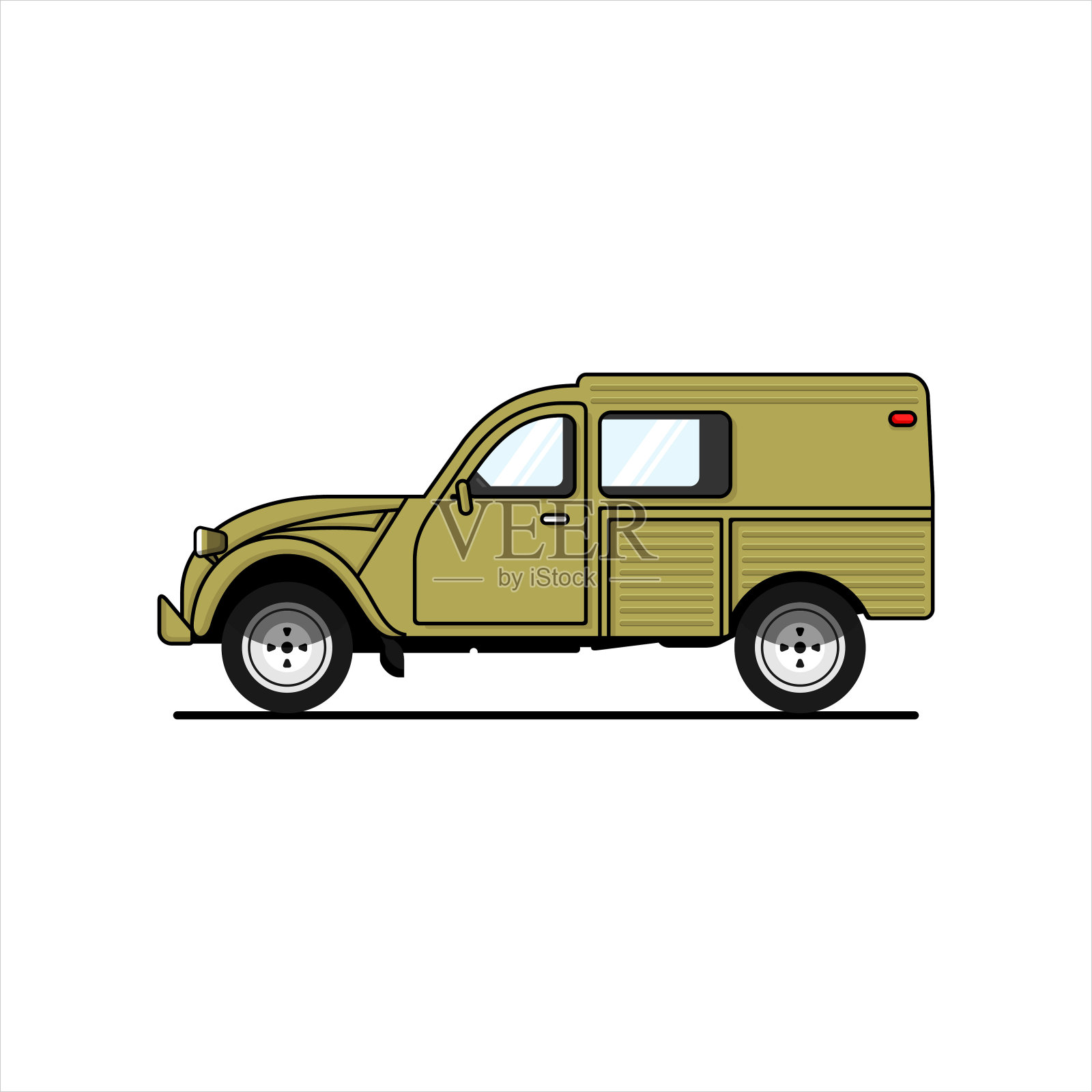 经典汽车平面设计插图插画图片素材