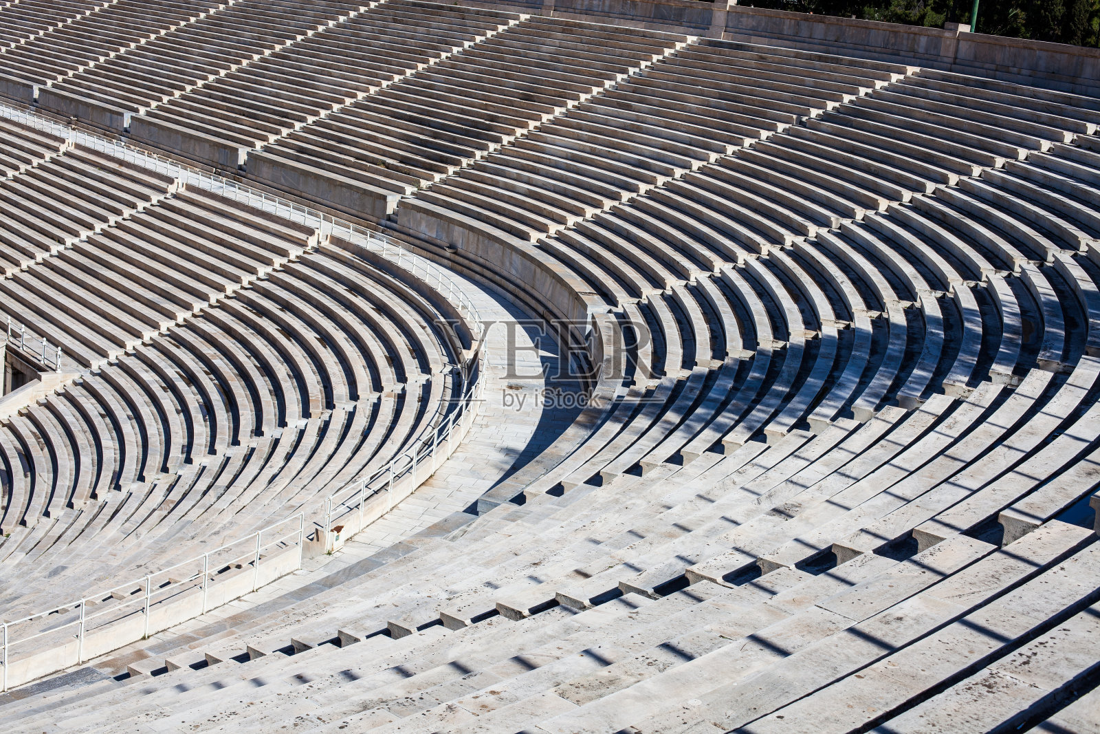 奥林匹克泛雅典体育场或kallimarmaro在雅典-细节照片摄影图片