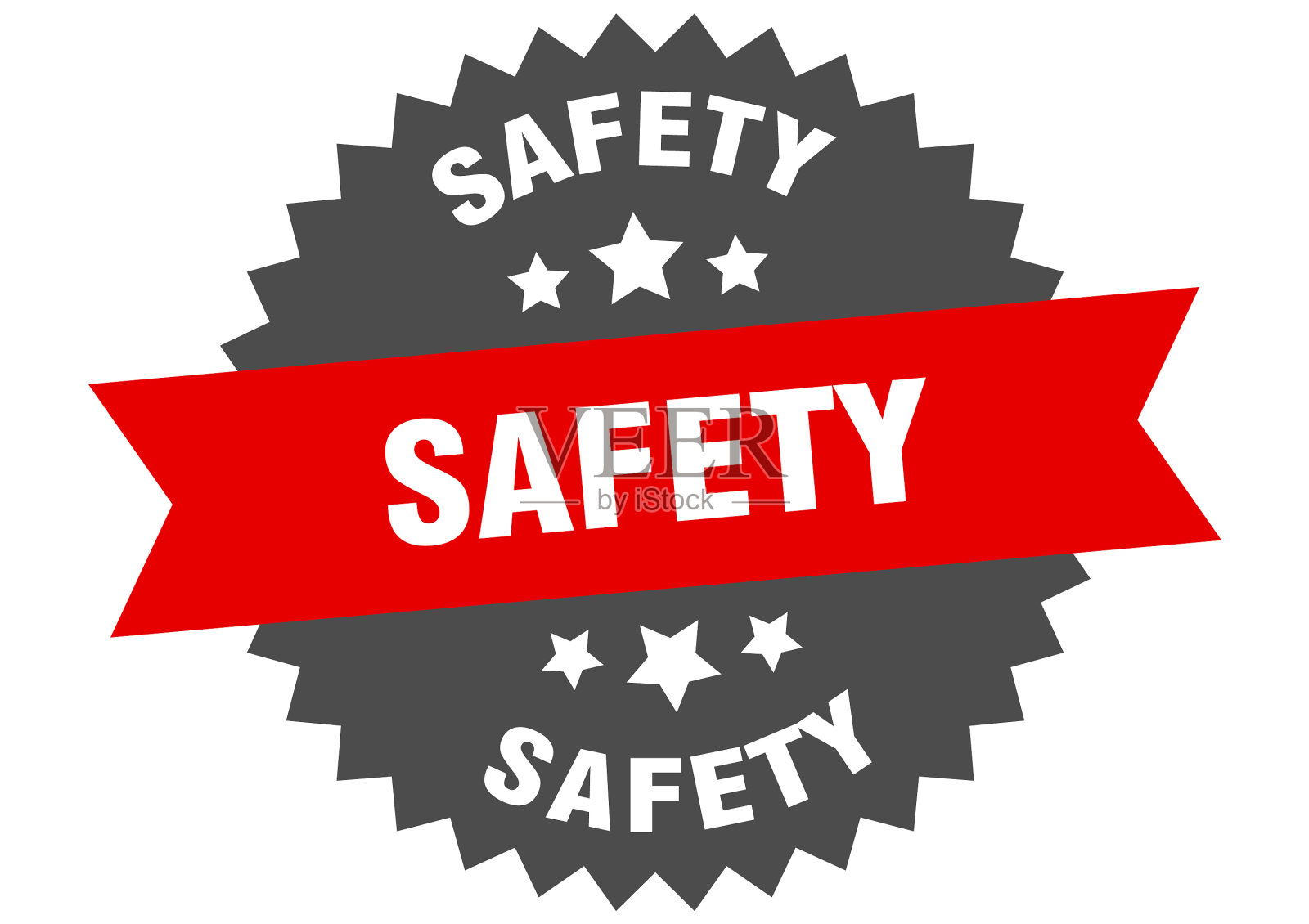 安全标志安全环带标签环插画图片素材