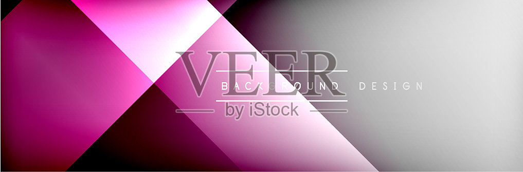 抽象背景-正方形和线条插画图片素材