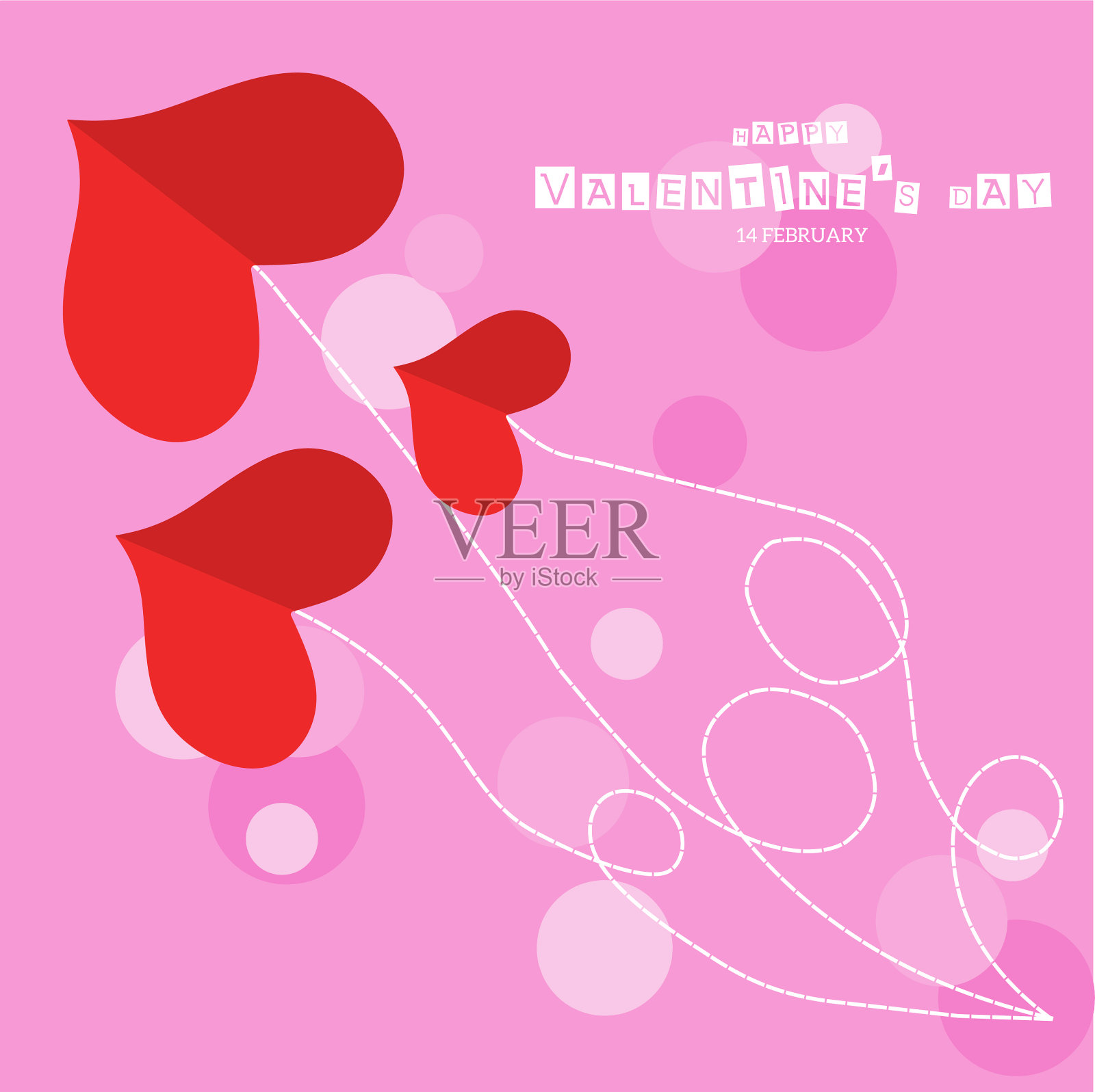 情人节的背景插画图片素材