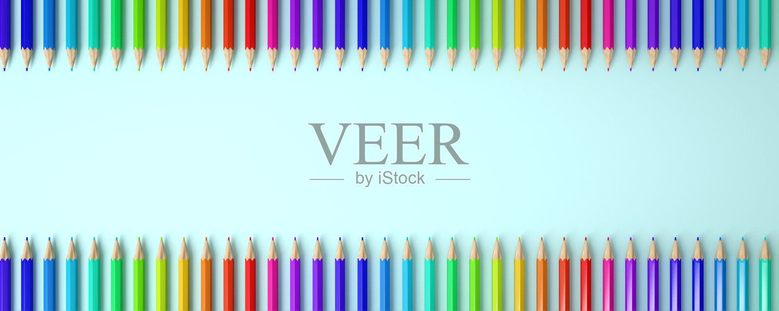 彩色铅笔在朴素的背景上照片摄影图片