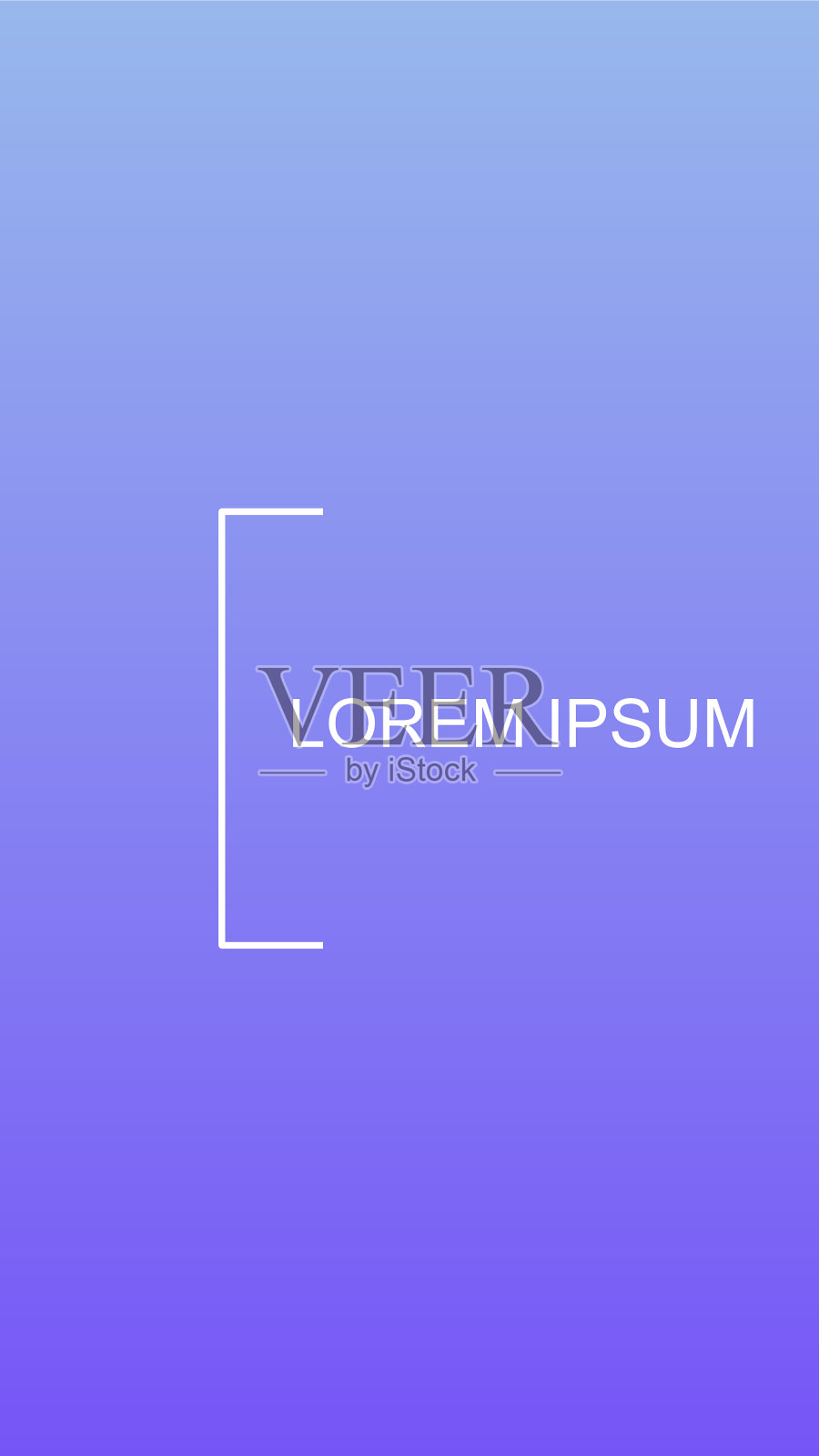 薰衣草社交媒体故事双色调模板插画图片素材