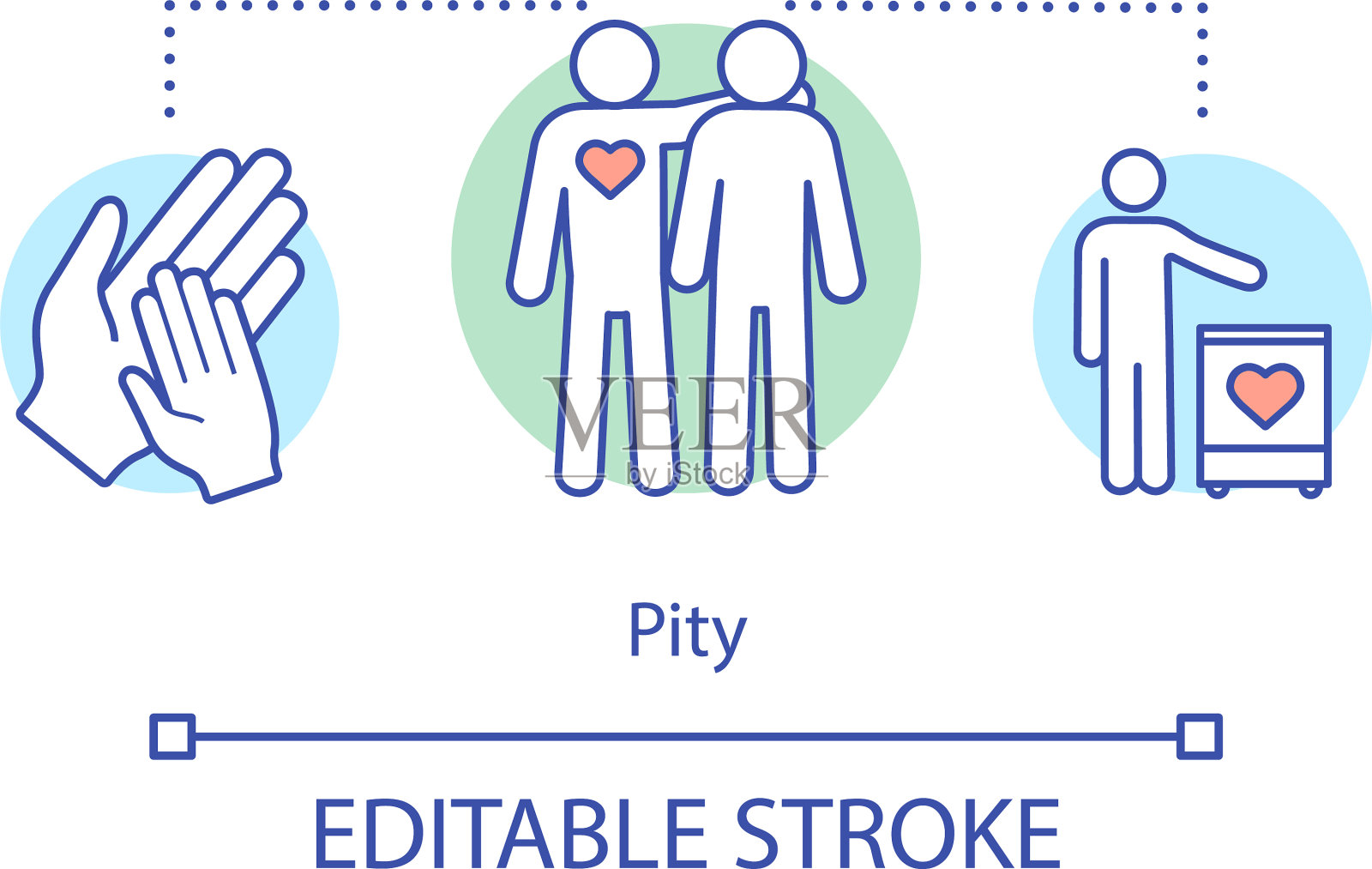 可惜概念图标插画图片素材
