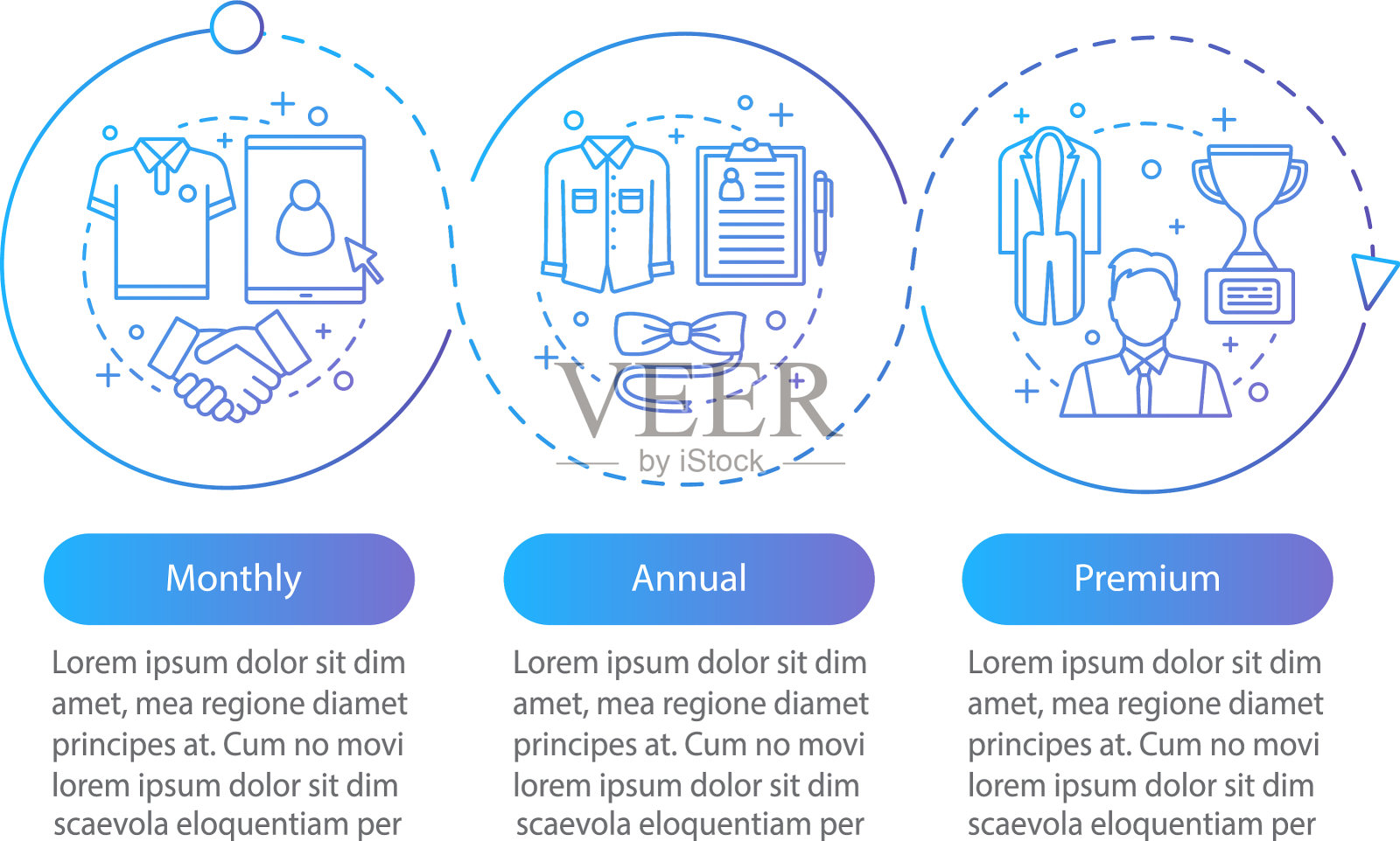 男士时尚顾问服务信息图表插画图片素材