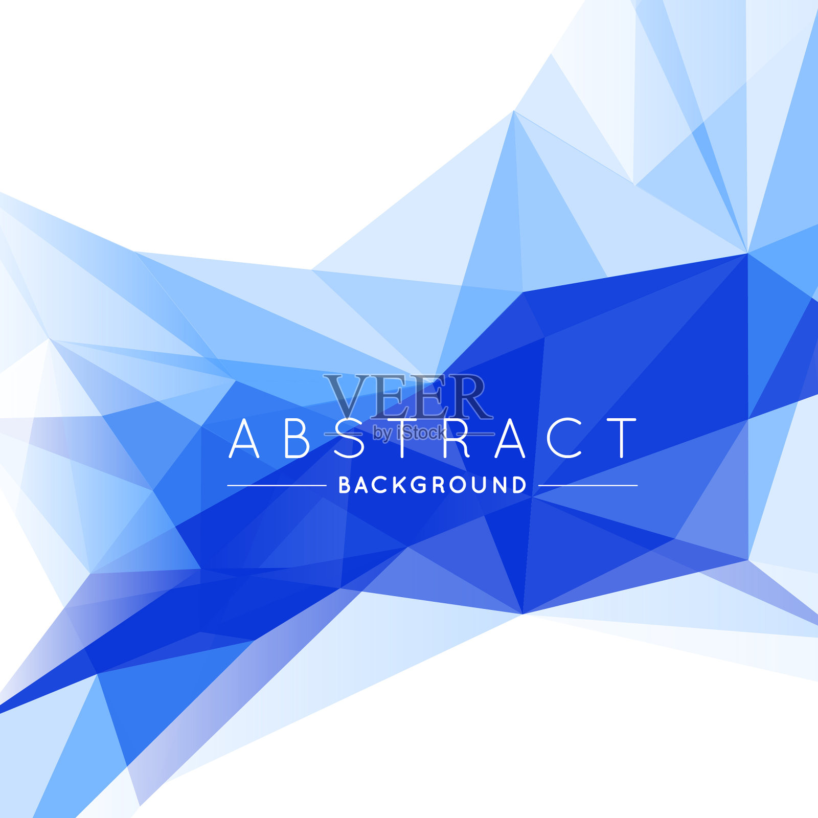 几何蓝色和白色抽象矢量背景在设计中使用插画图片素材