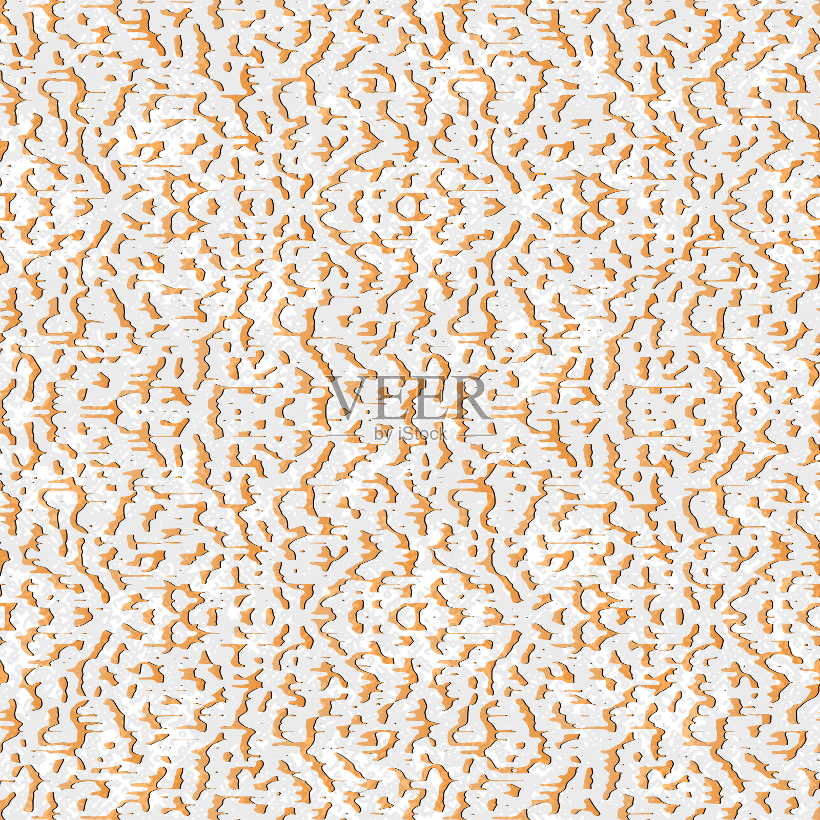 全无缝的金色壁纸纹理和织物印花图案矢量装饰。插画图片素材