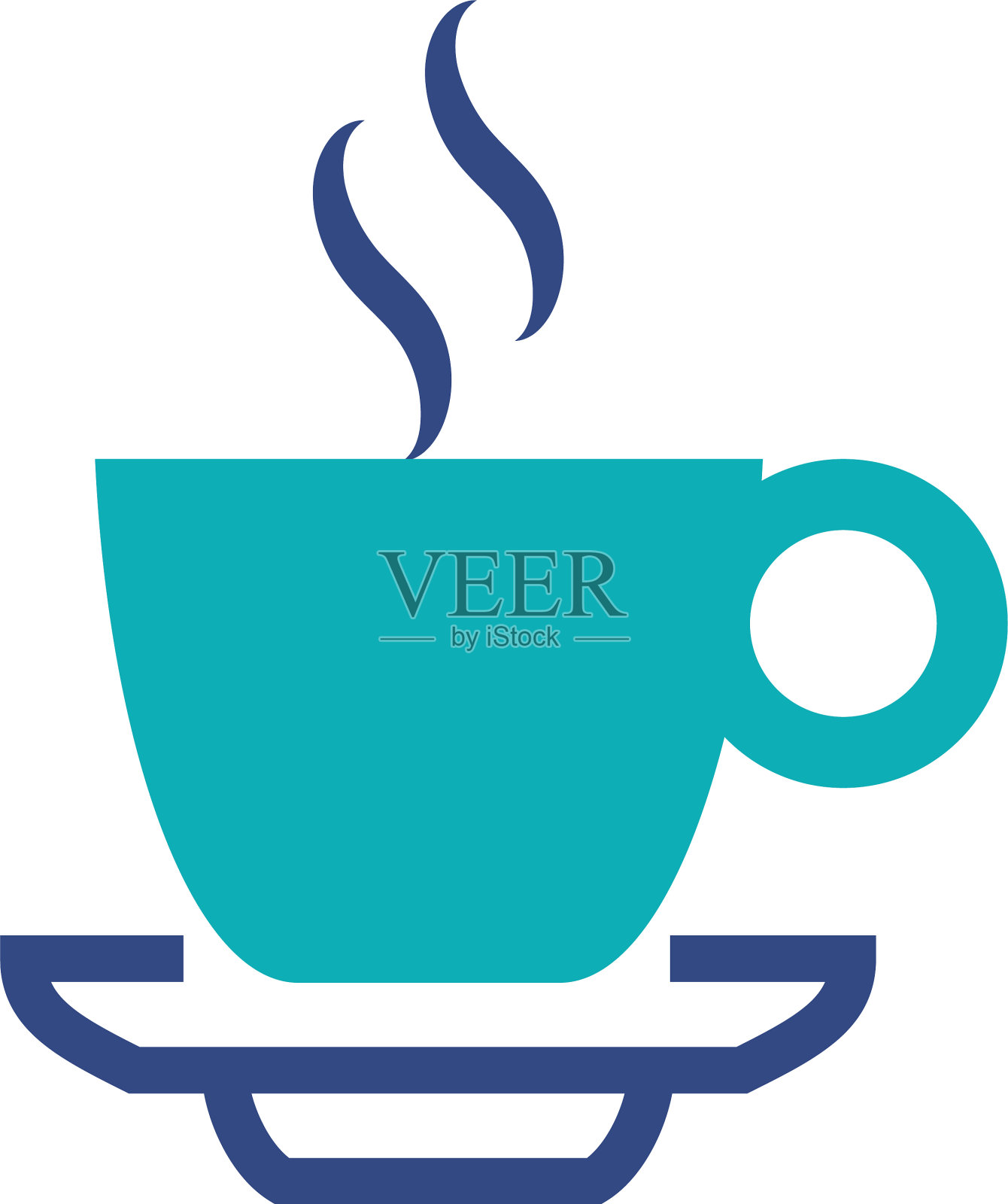 隔离咖啡杯设计设计元素图片