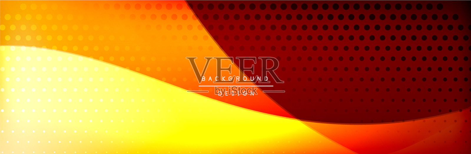 带有3d阴影效果和流体的流动波插画图片素材