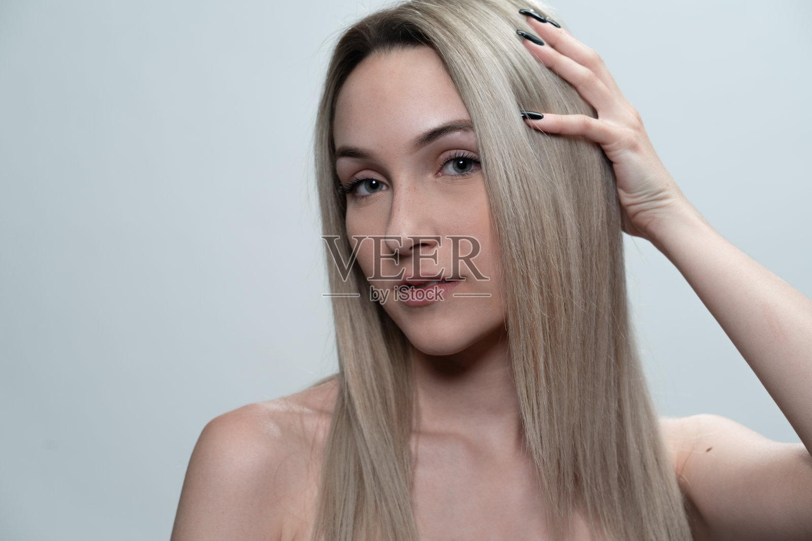 美丽的女孩照片摄影图片