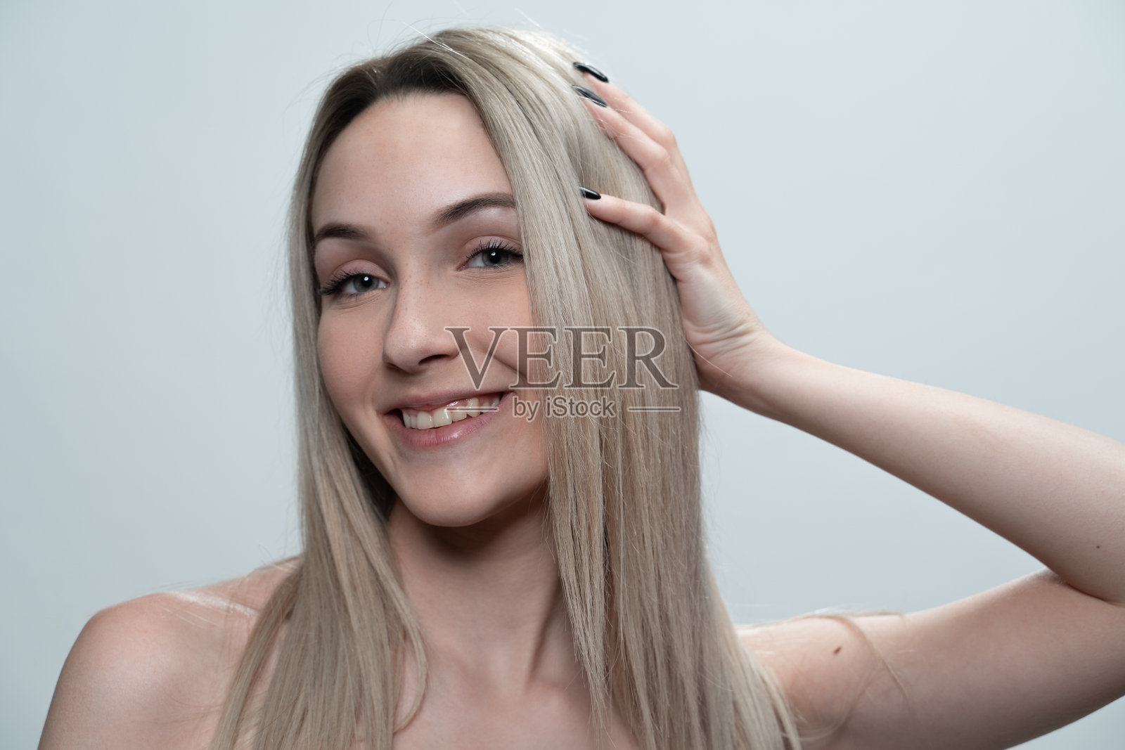 美丽的女孩照片摄影图片