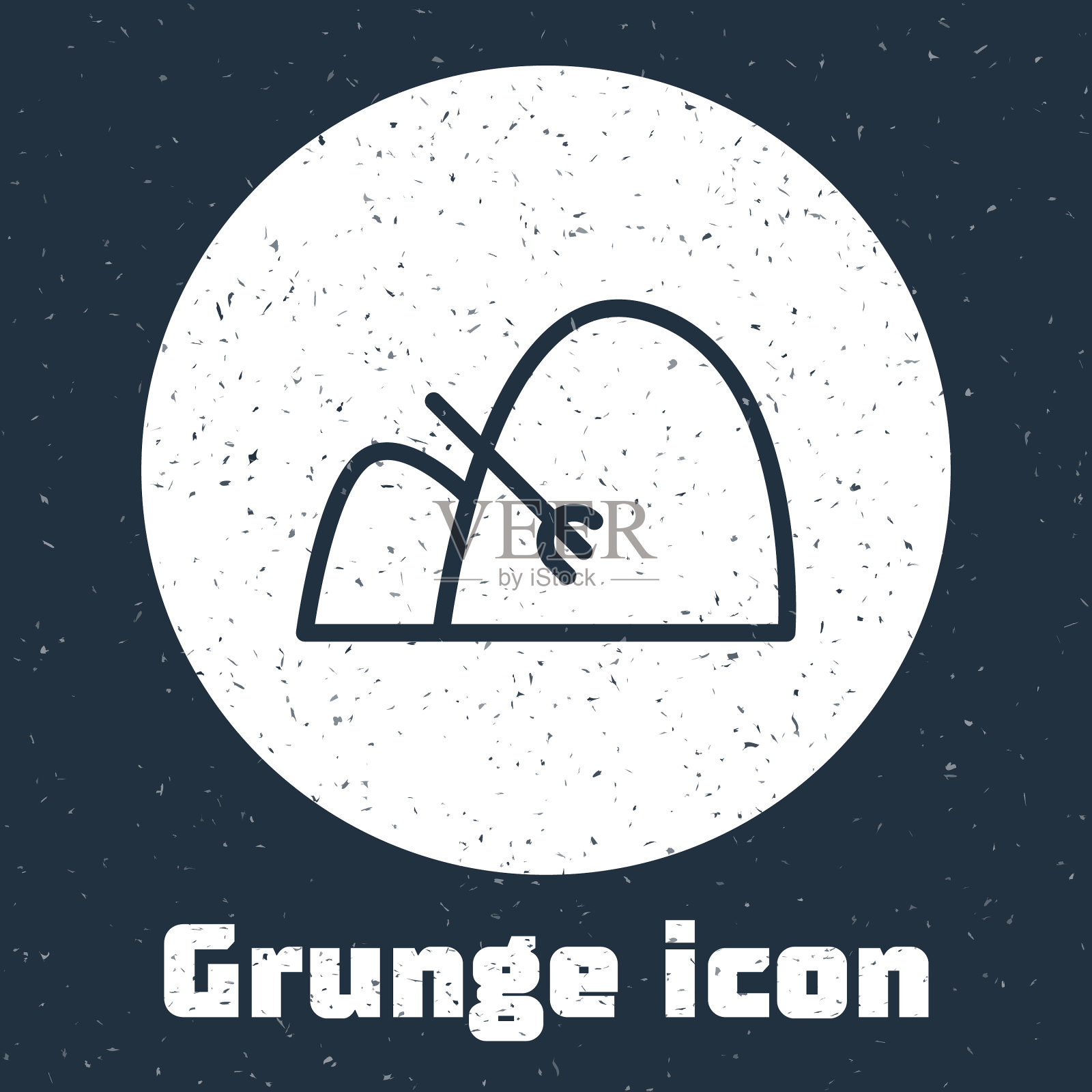 垃圾线捆干草和耙图标孤立上图标素材