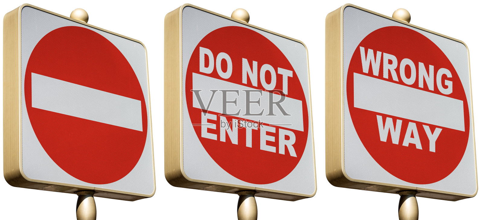 不要进入或走错路-路标摄影照片摄影图片