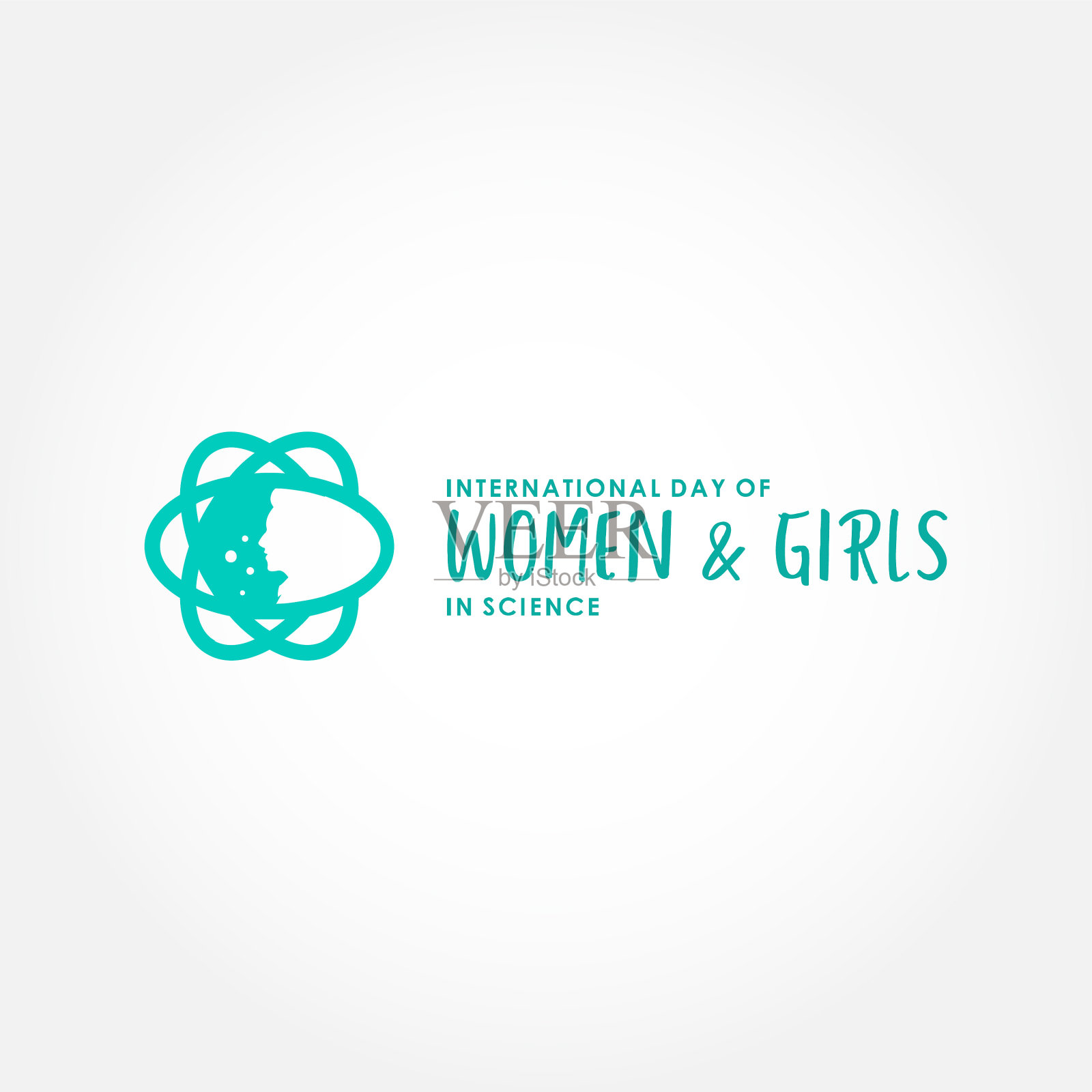 国际妇女和女童科学日插画图片素材