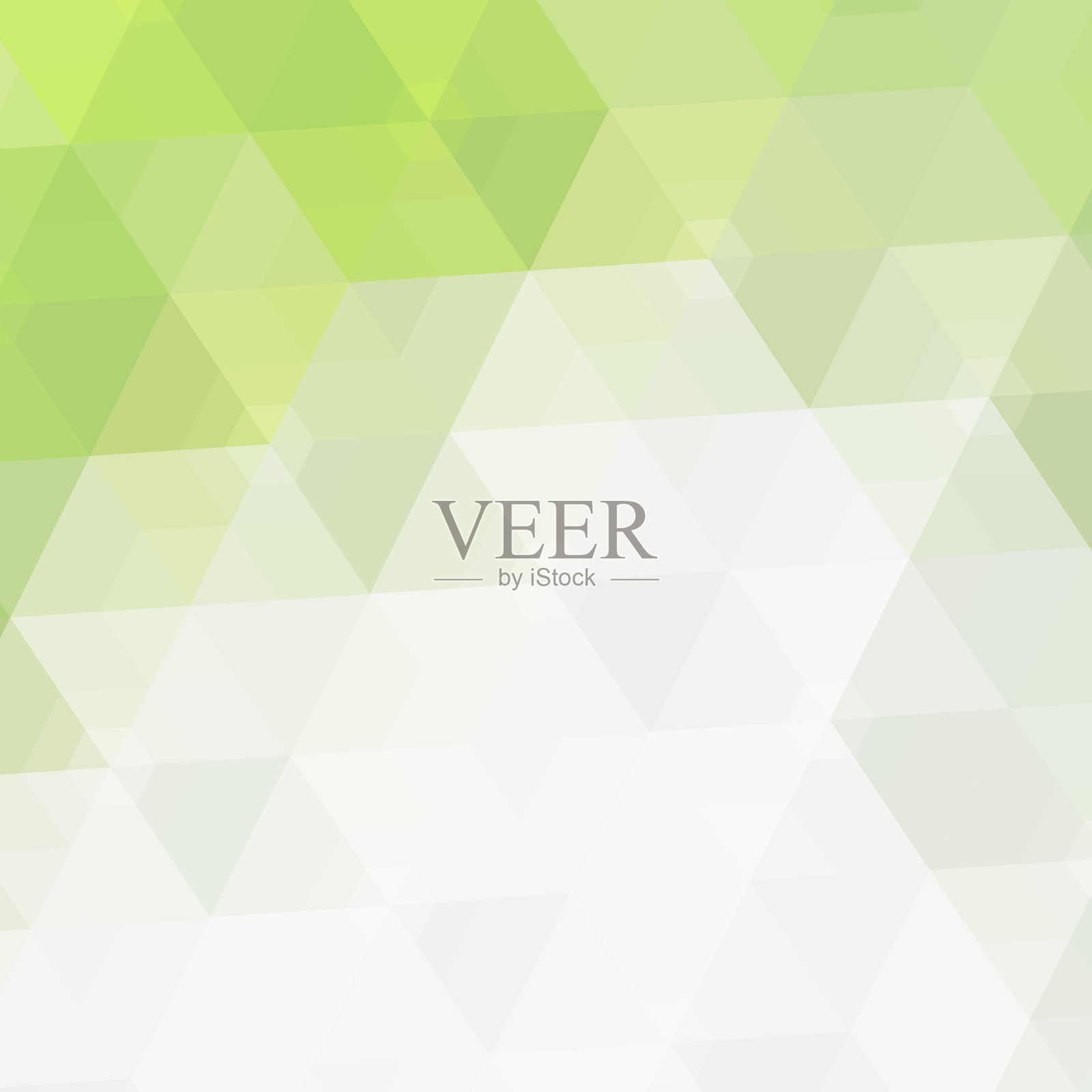 抽象绿色三角形背景，矢量插图Eps10插画图片素材