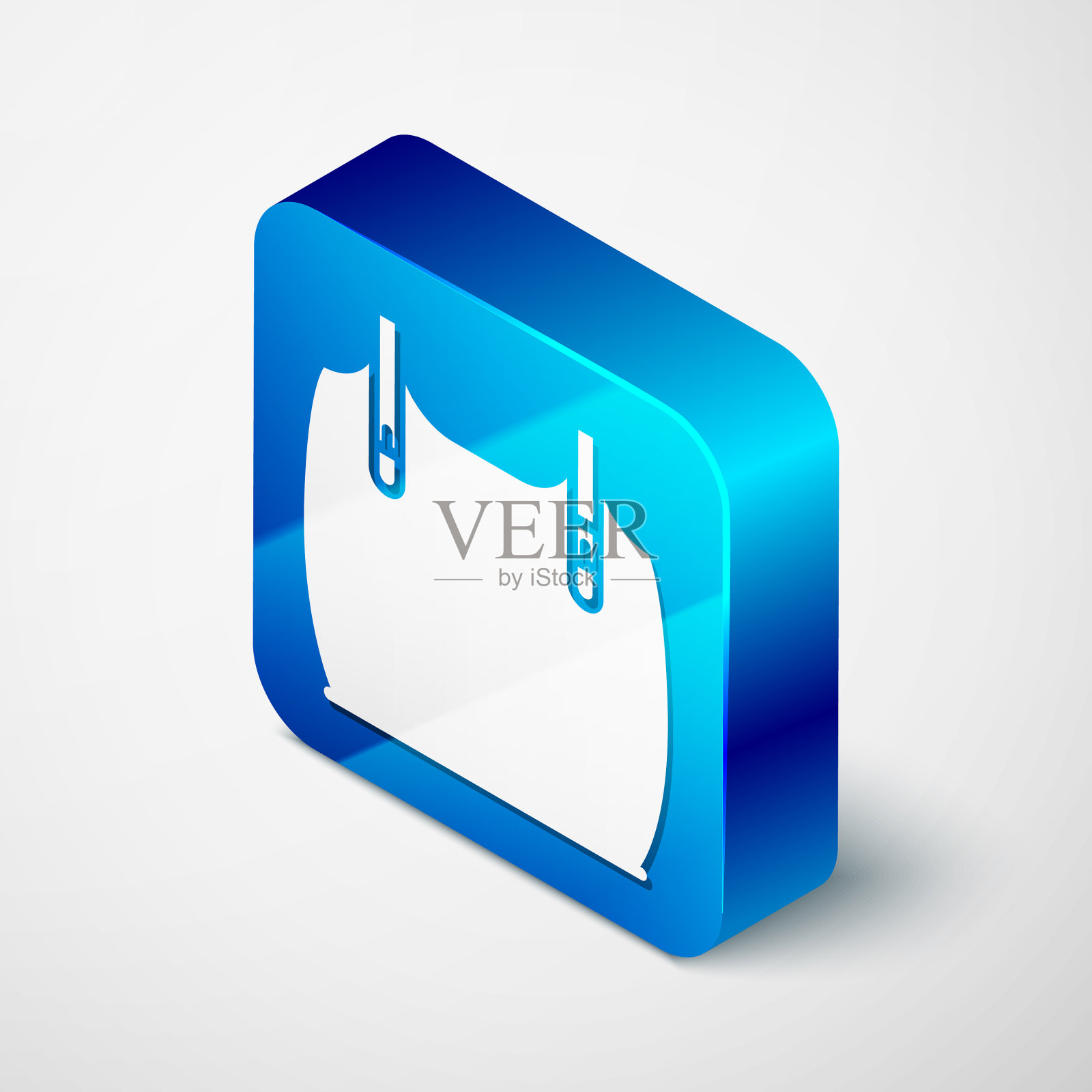 等距防弹衣图标孤立在白色插画图片素材