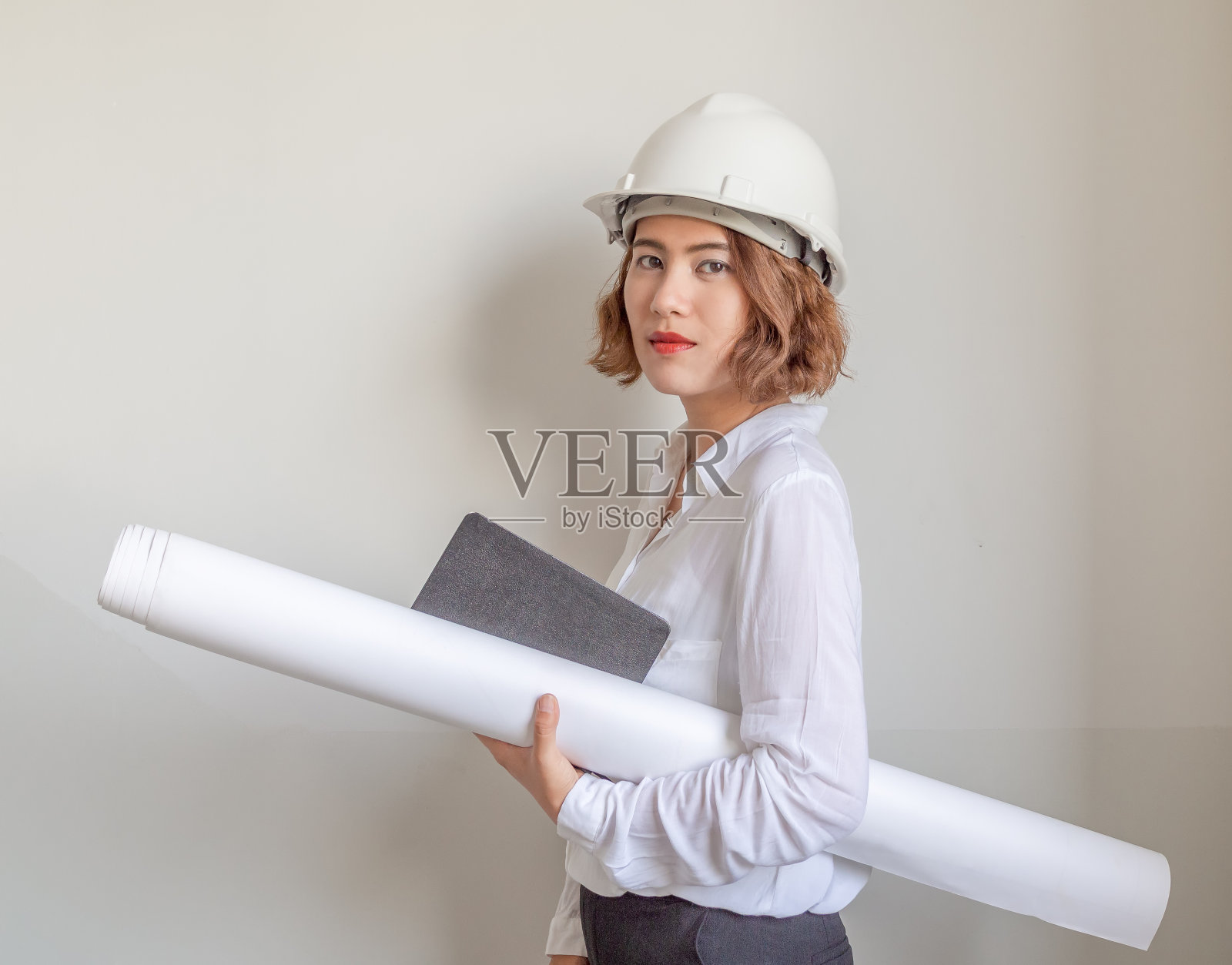 职业女性工程照片摄影图片