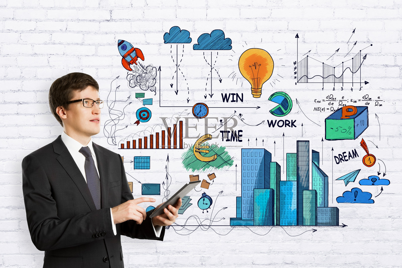 领导和技术理念照片摄影图片