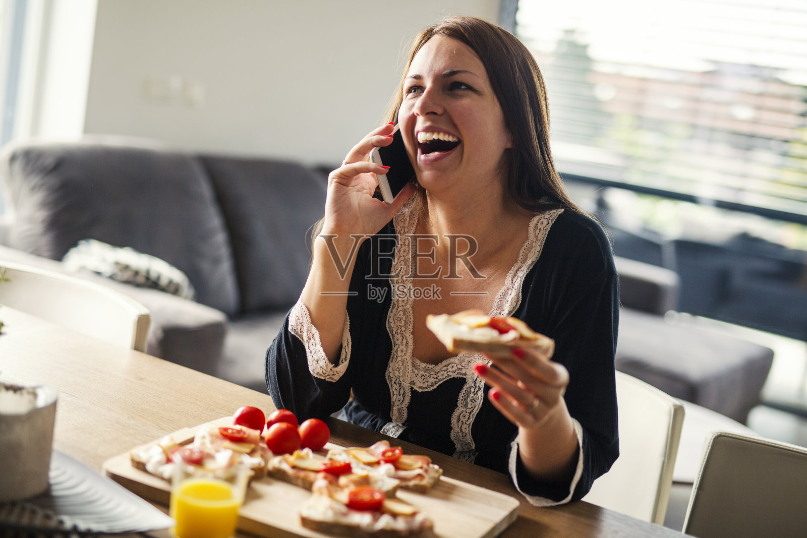 早上例行照片摄影图片