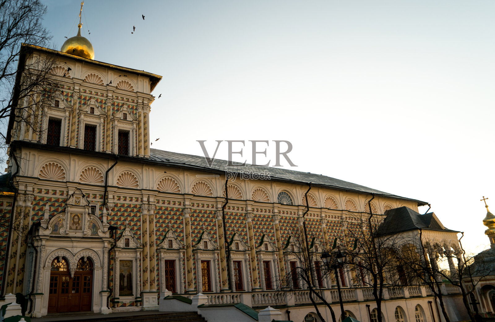 Sergiev Posad的修道院。《金戒指》的吸引力。照片摄影图片