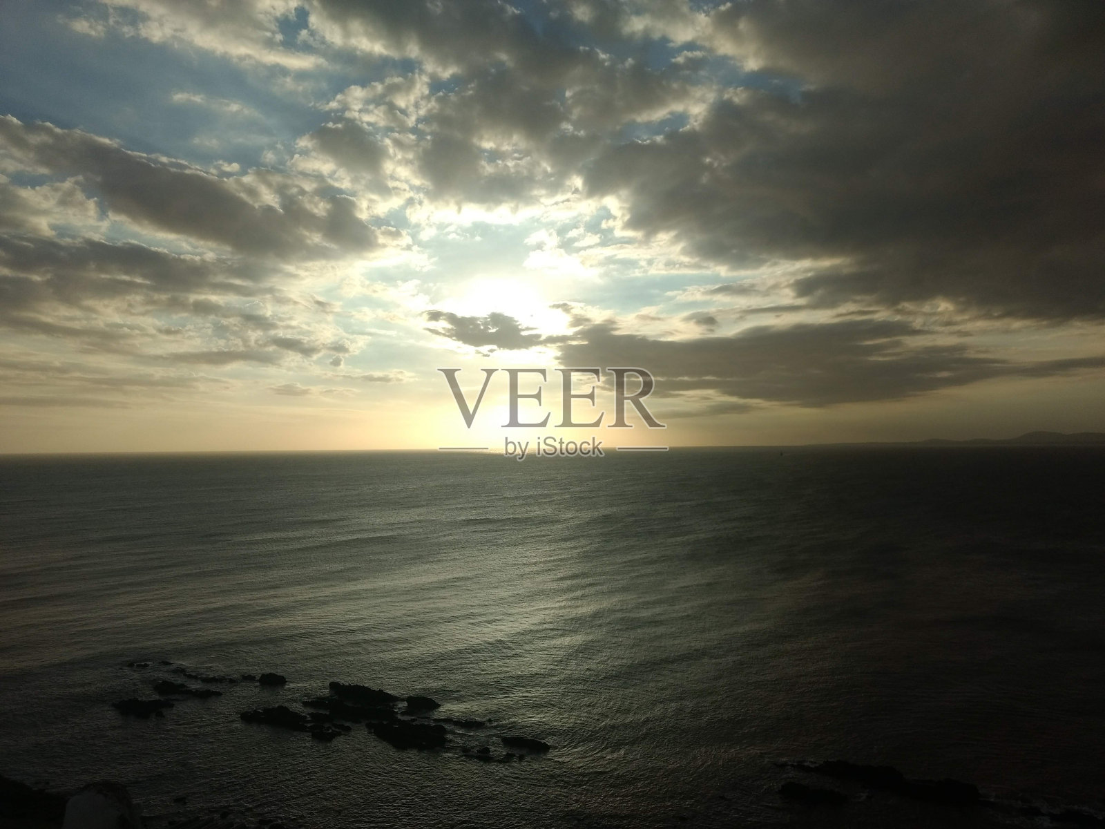 乌拉圭蓬塔巴莱纳的日落照片摄影图片