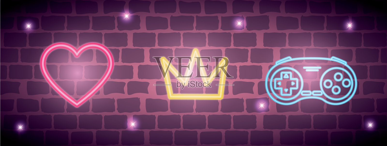 设置图标霓虹灯图标素材