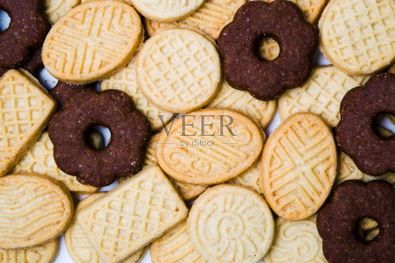 甜饼干和饼干照片摄影图片