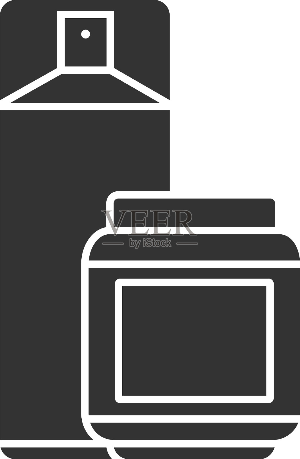 发胶字形图标造型产品的意思图标素材