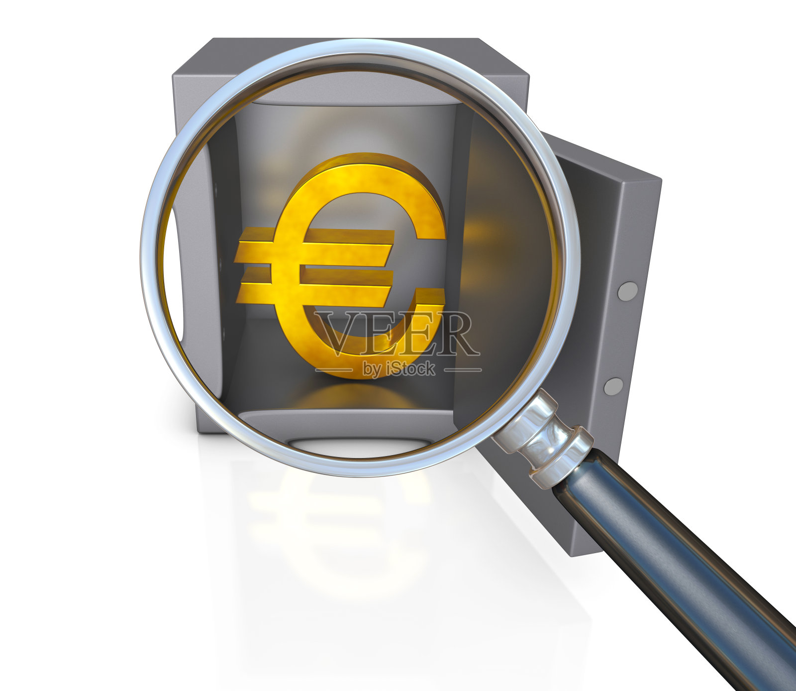 寻找安全与欧元符号照片摄影图片