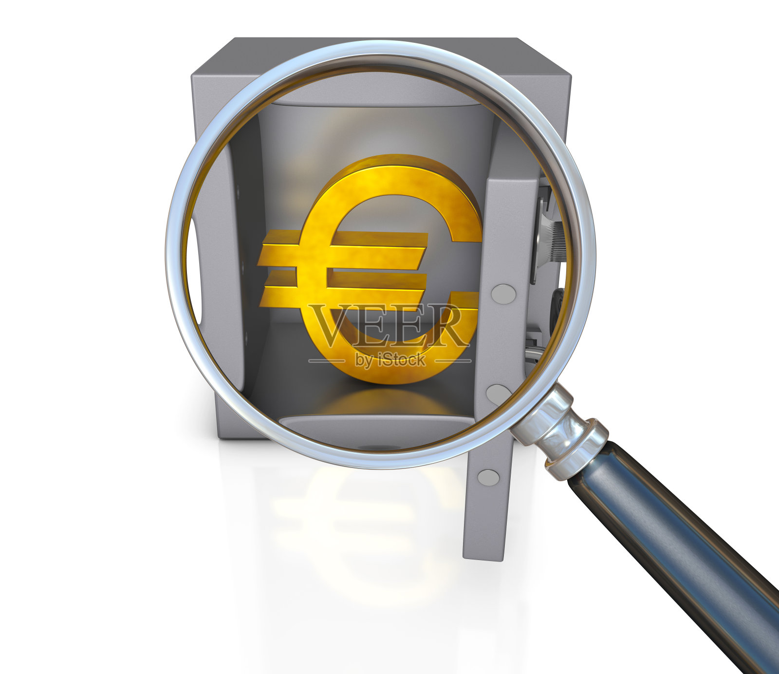 寻找安全与欧元符号照片摄影图片