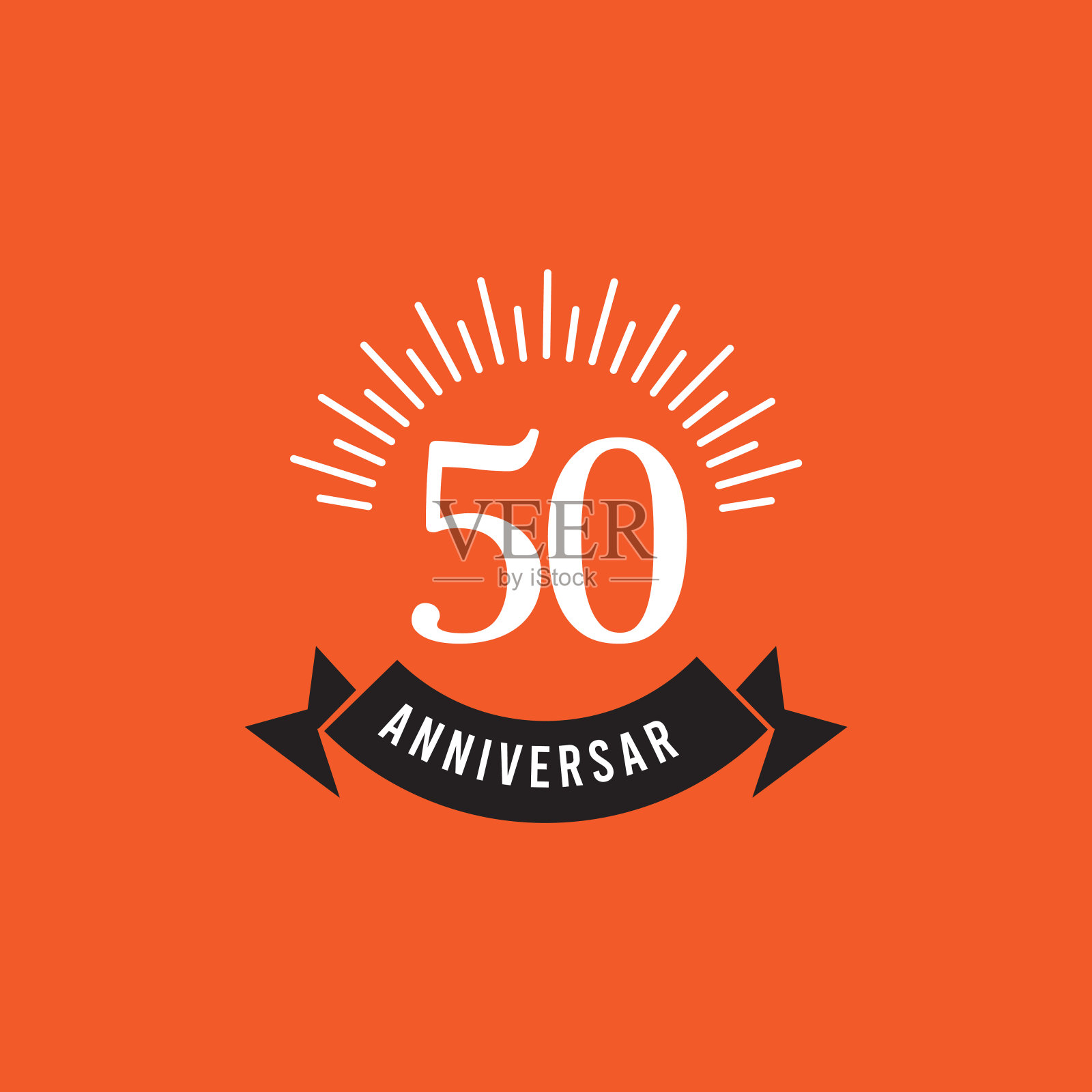 50周年庆典矢量模板设计插图插画图片素材