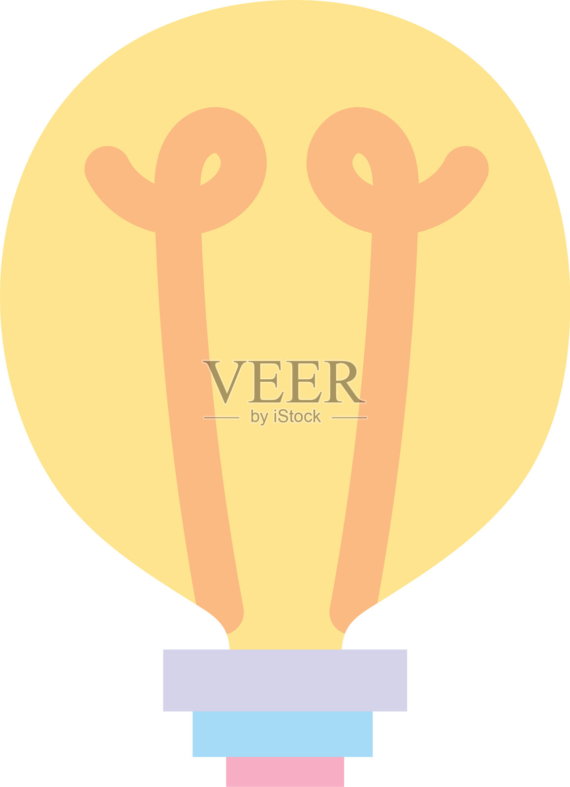 灯泡创意创意概念图标设计元素图片