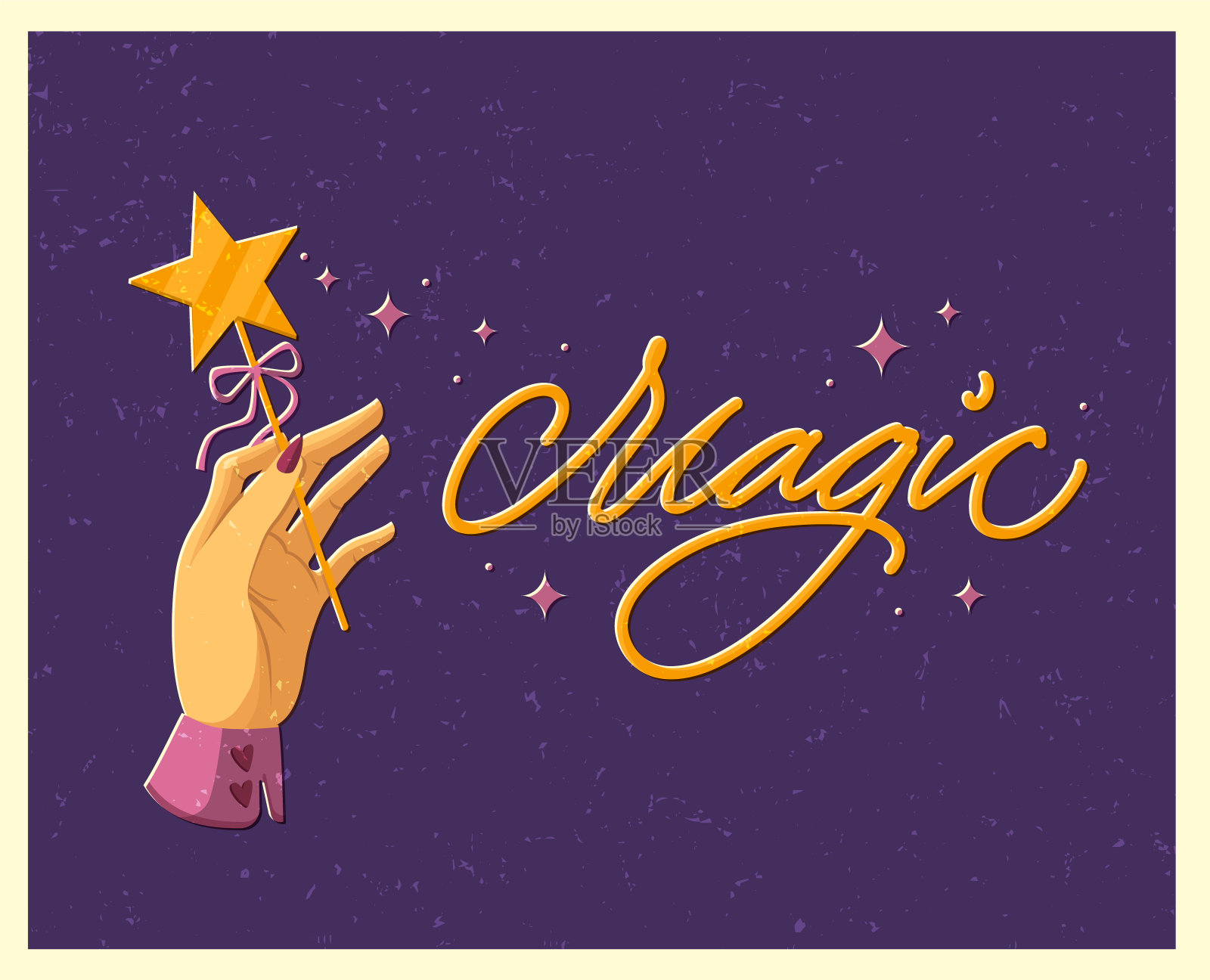 万圣节海报与字母在vintage插画图片素材