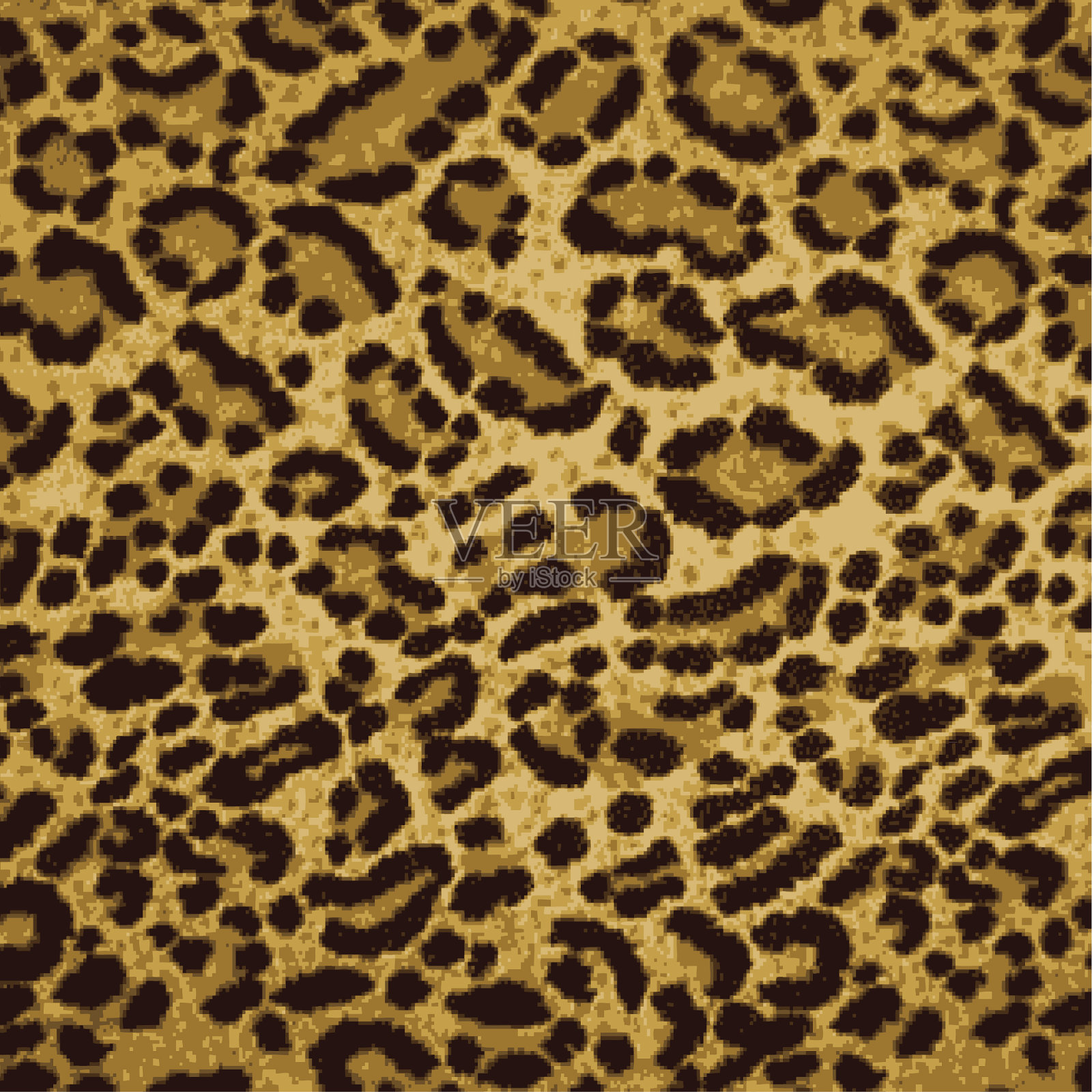 豹纹图案插画图片素材