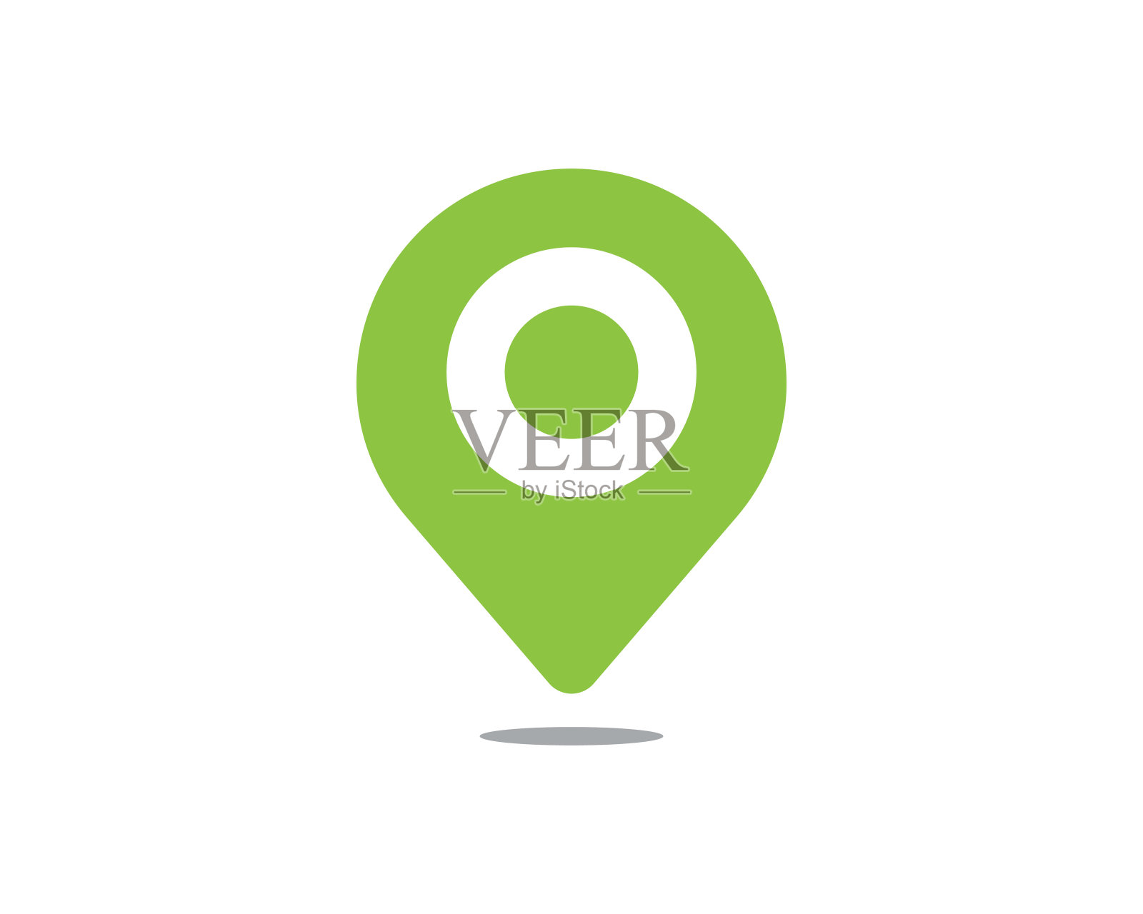 定位点标志向量图像插画图片素材