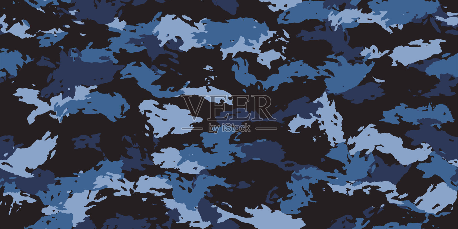 伪装的背景。无缝模式向量。插画图片素材