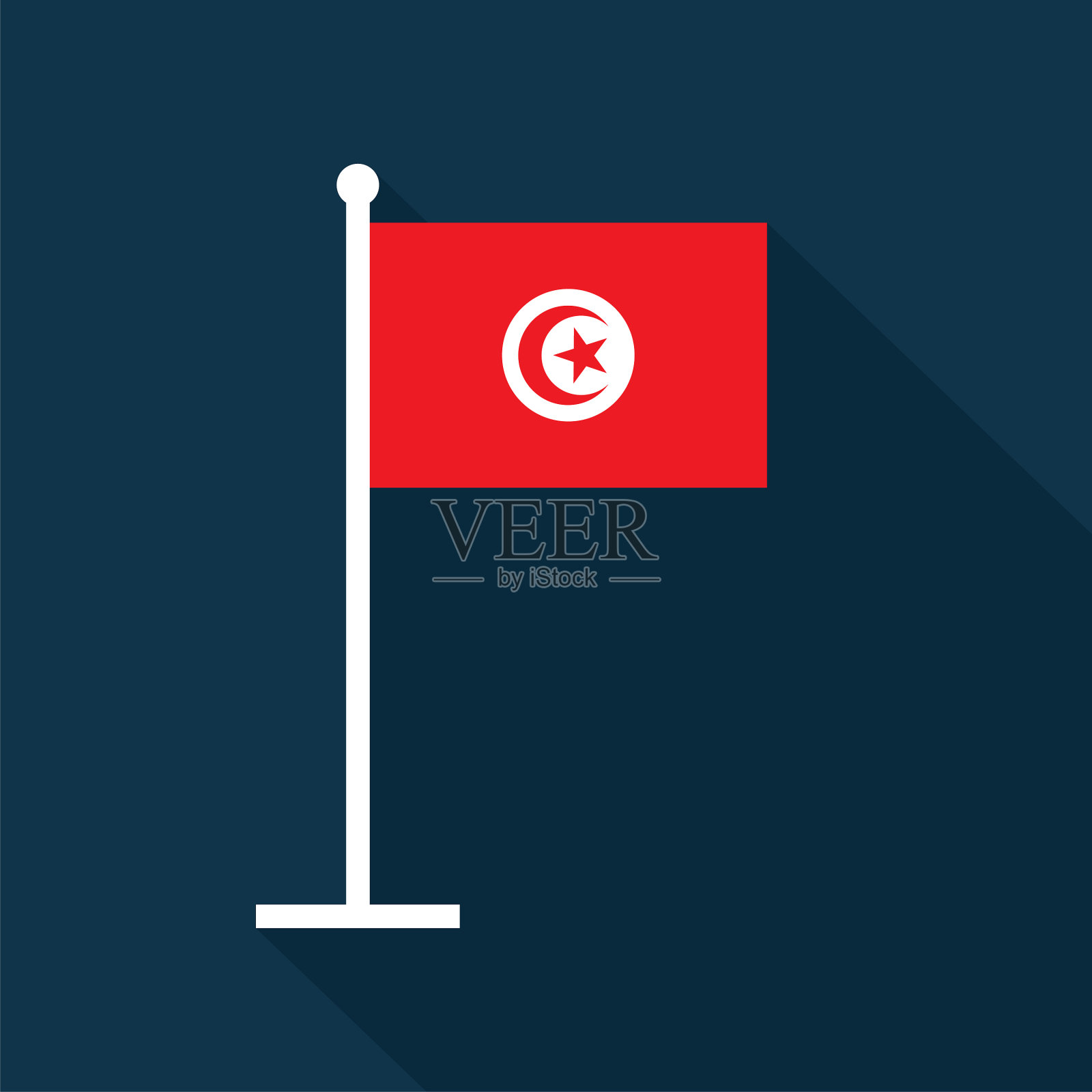 越南国旗平图标插画图片素材