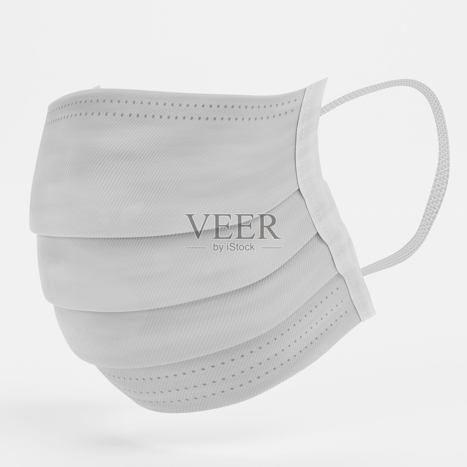 保护面具的逼真3D渲染照片摄影图片